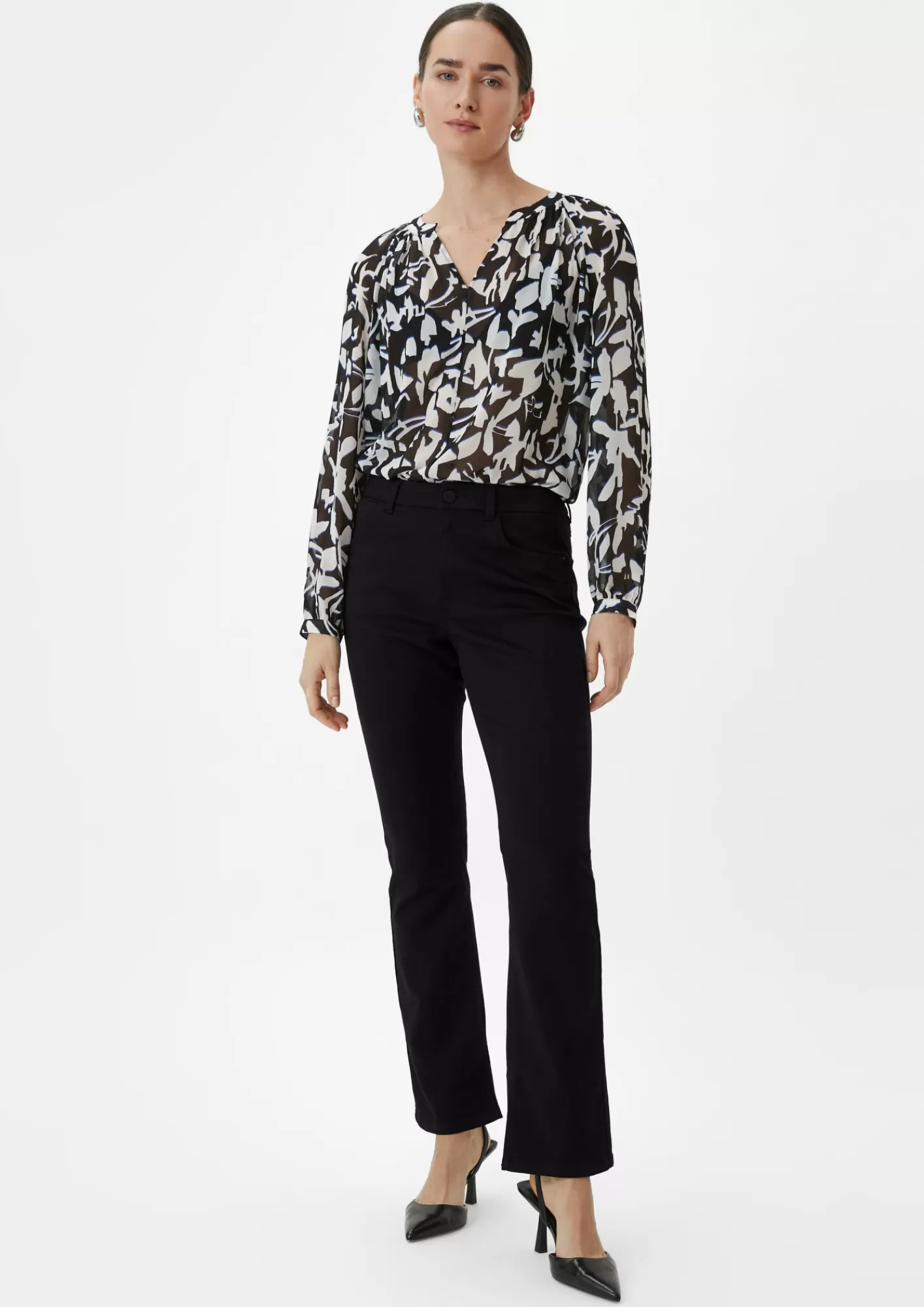 Outlet Comma Regular: Hose Mit Flared Leg