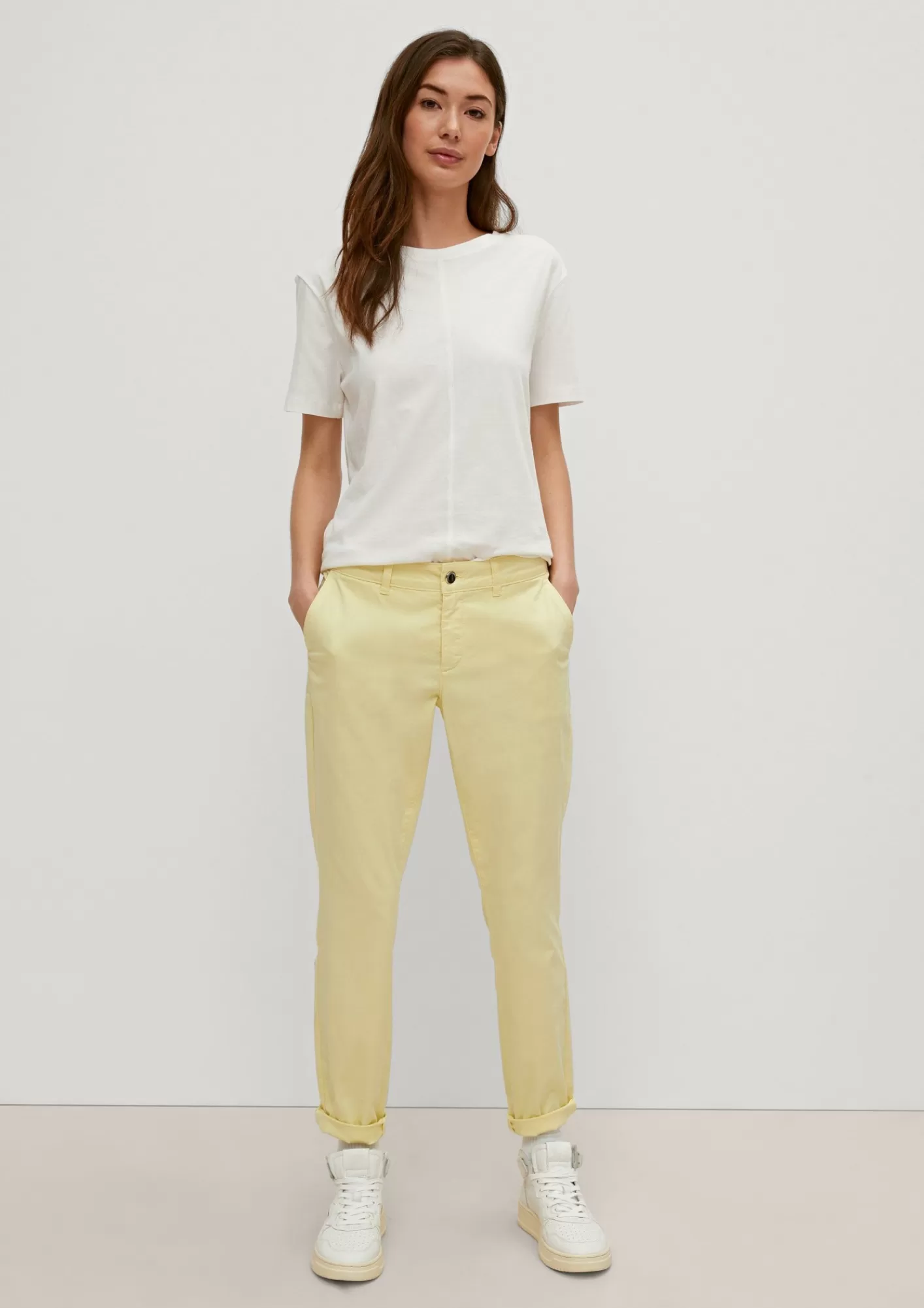 Discount Comma Regular: Hose Mit Garment Dye