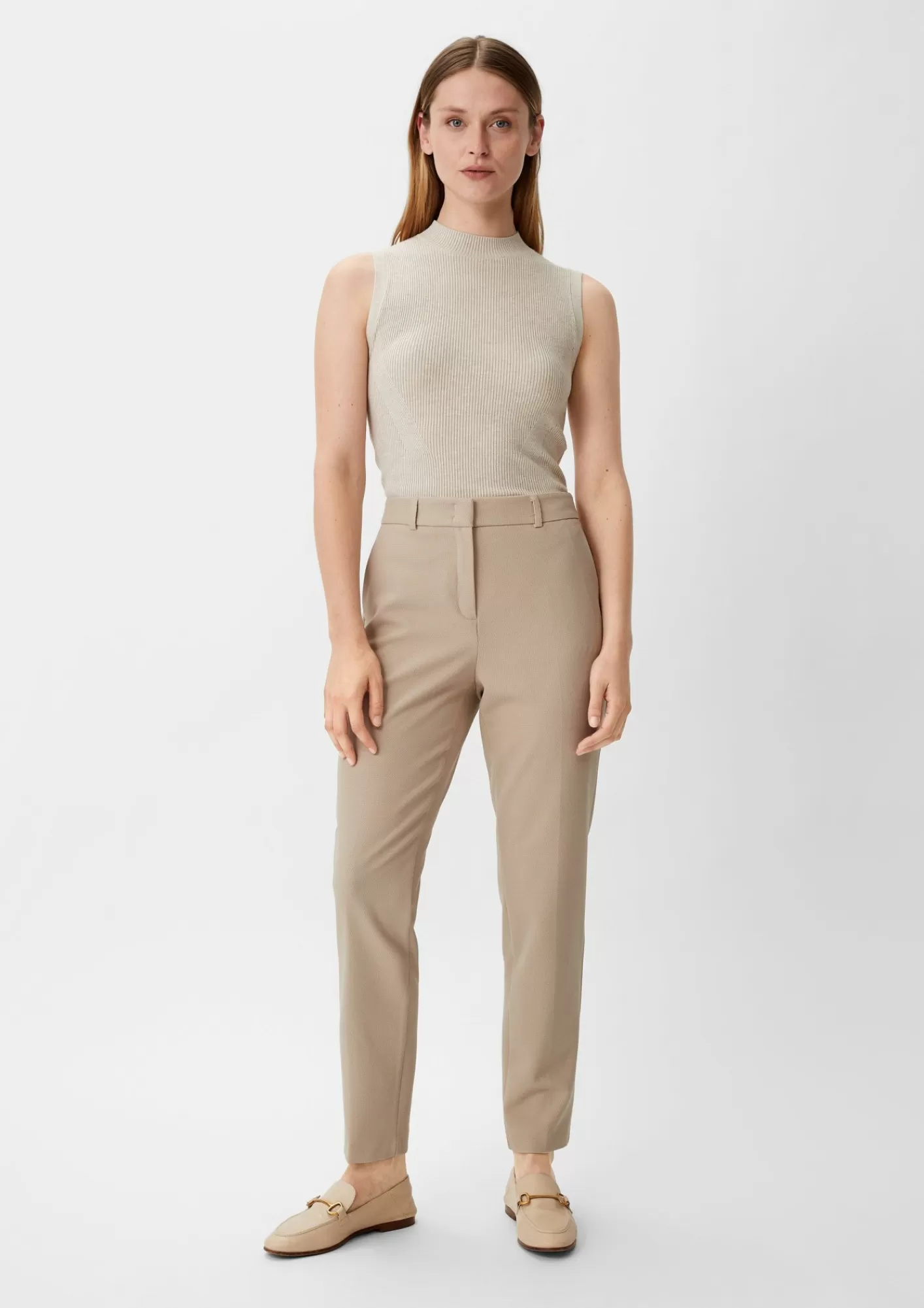 Clearance Comma Regular: Hose Mit Pique-Struktur