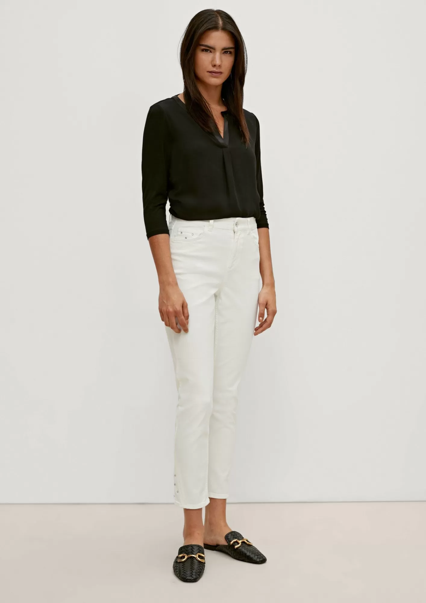 Outlet Comma Regular: Jeans Mit Applikation