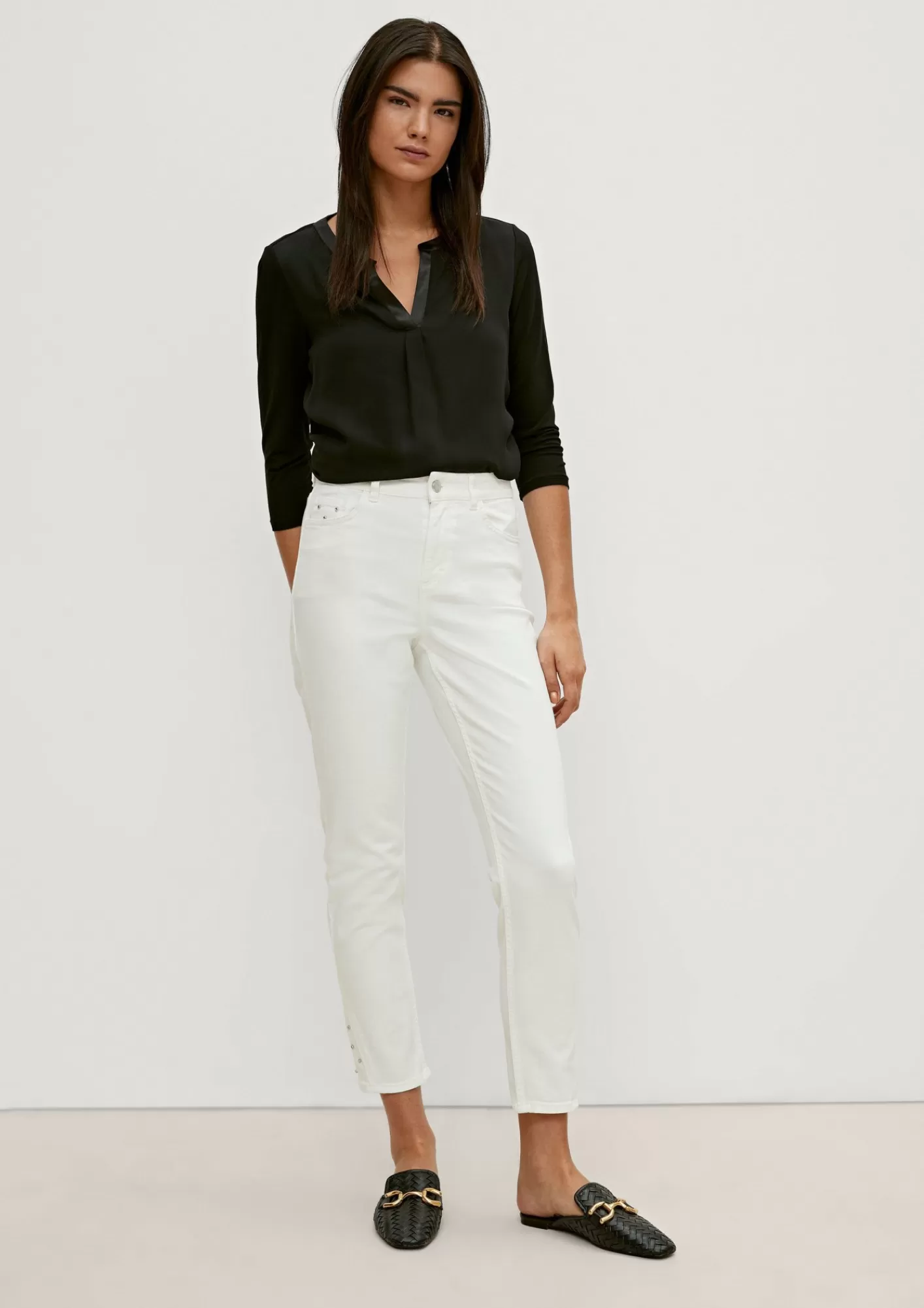 Outlet Comma Regular: Jeans Mit Applikation