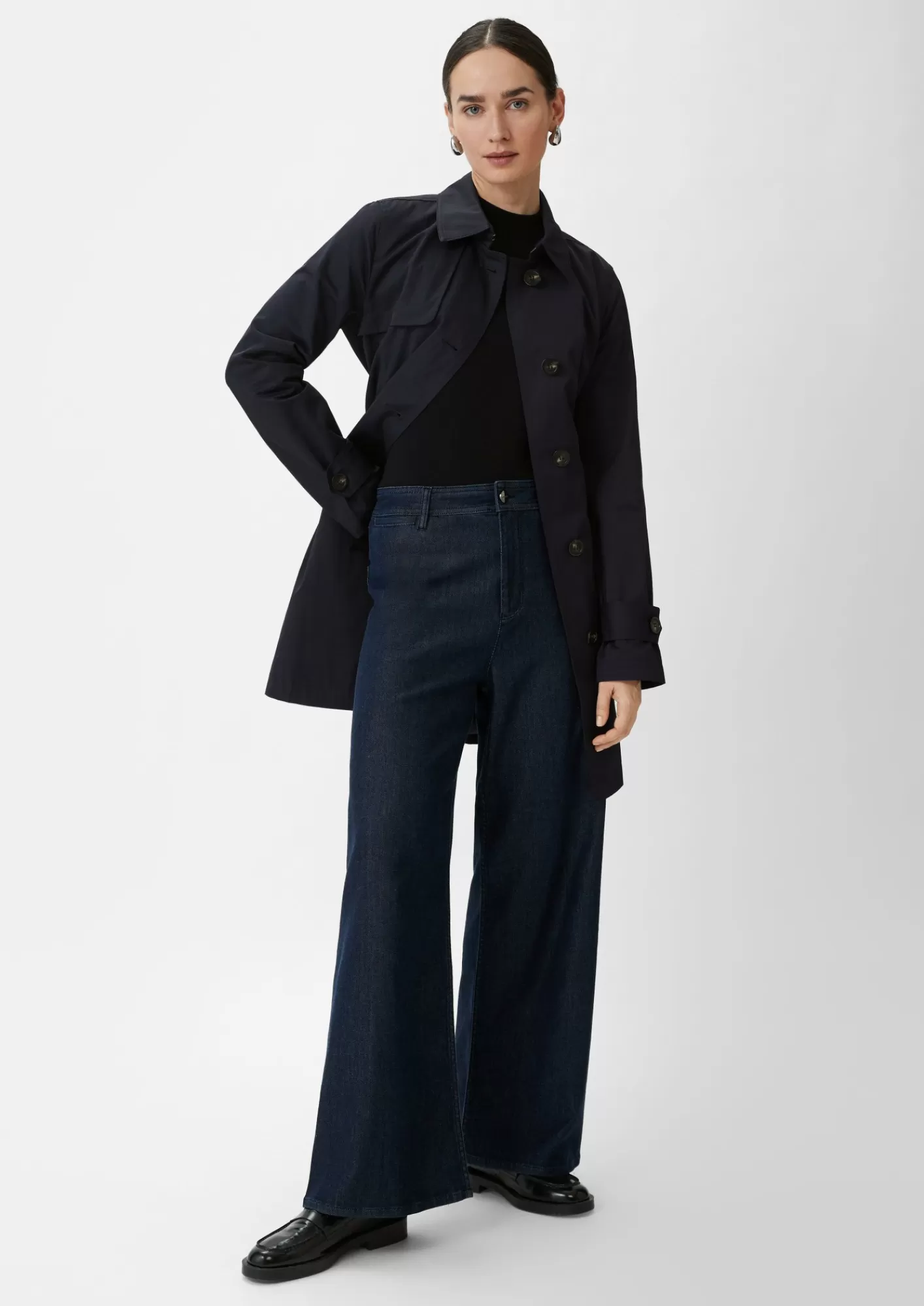 Hot Comma Regular: Jeans Mit Cropped Leg