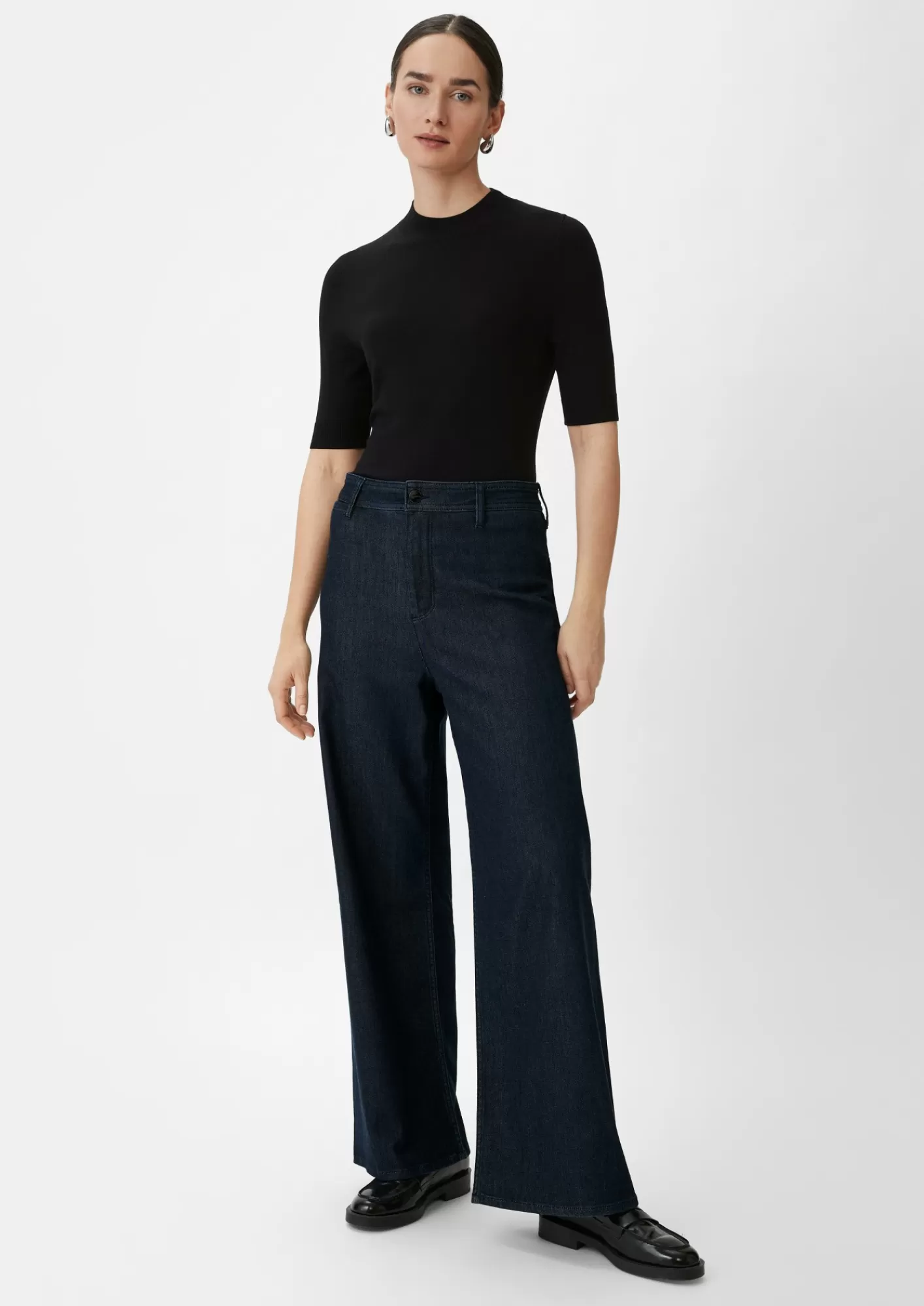 Hot Comma Regular: Jeans Mit Cropped Leg