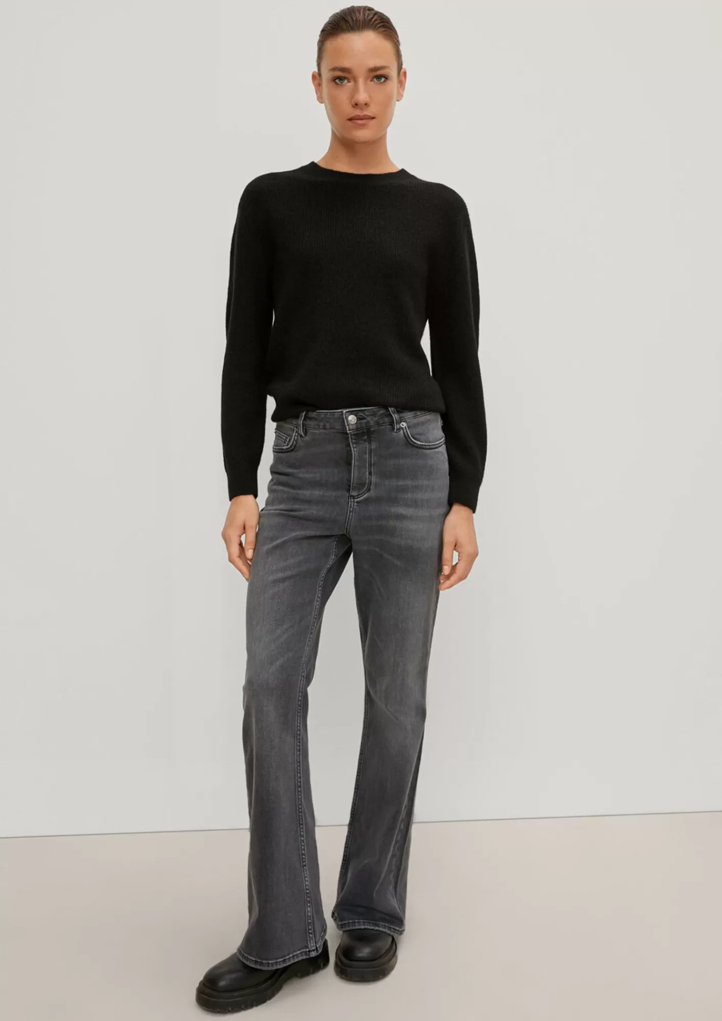 Cheap Comma Regular: Jeans Mit Waschung