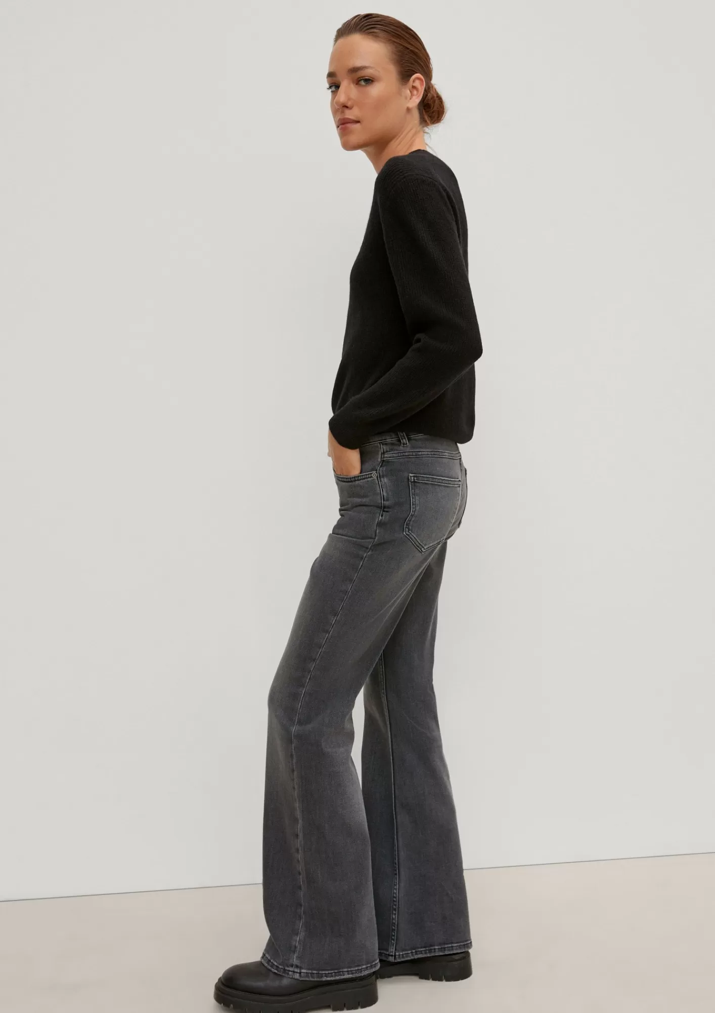 Cheap Comma Regular: Jeans Mit Waschung