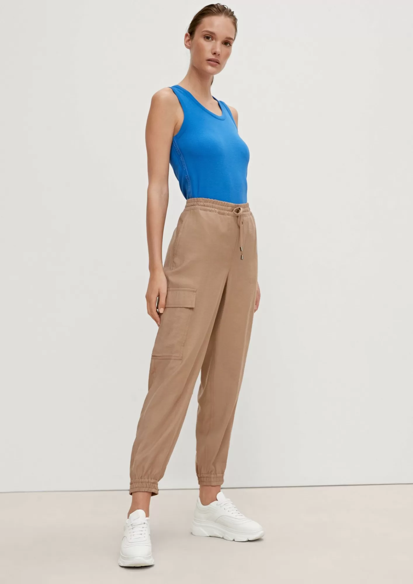 Fashion Comma Regular: Joggpants Mit Cargotasche