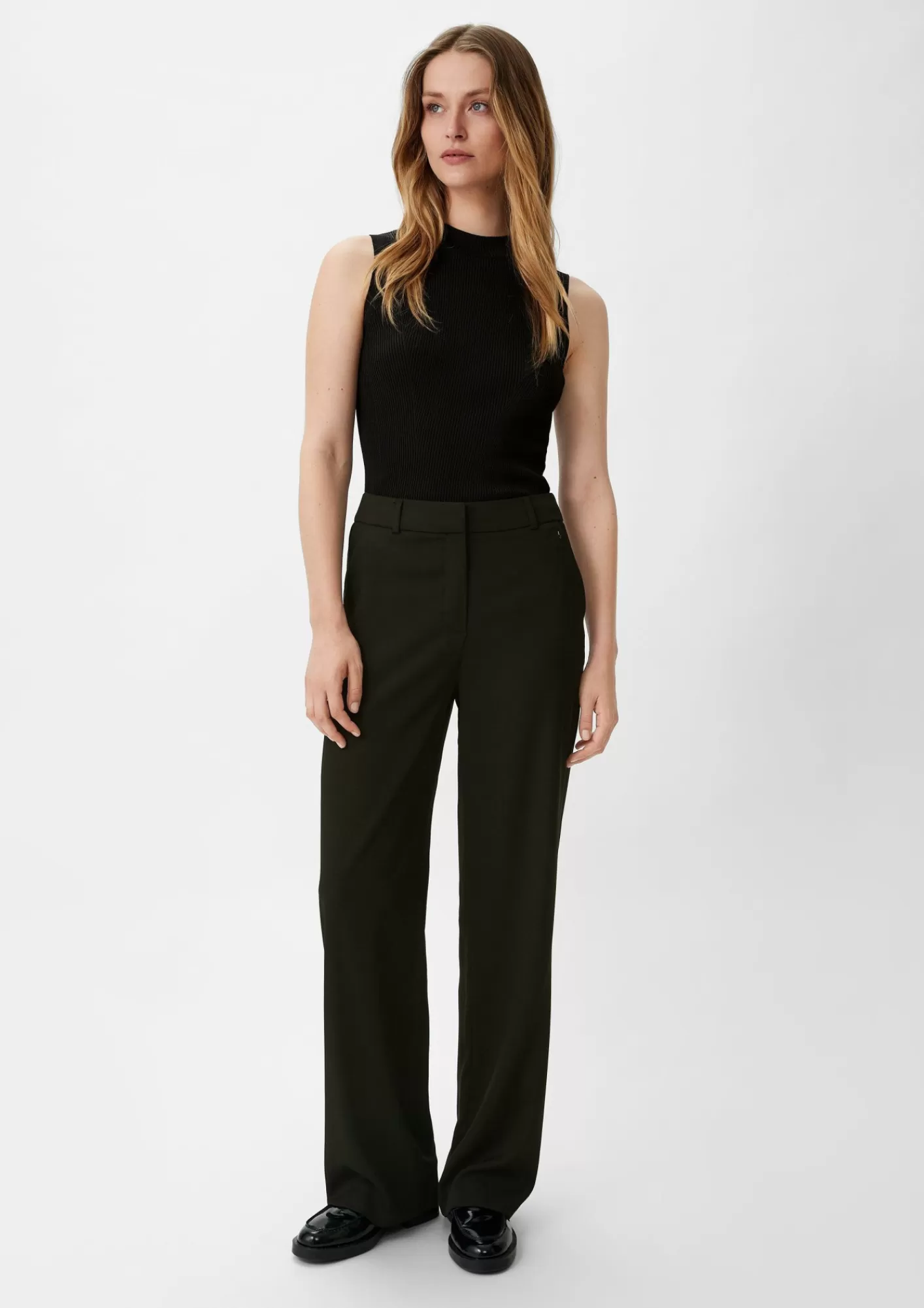Shop Comma Regular: Stoffhose Aus Twill