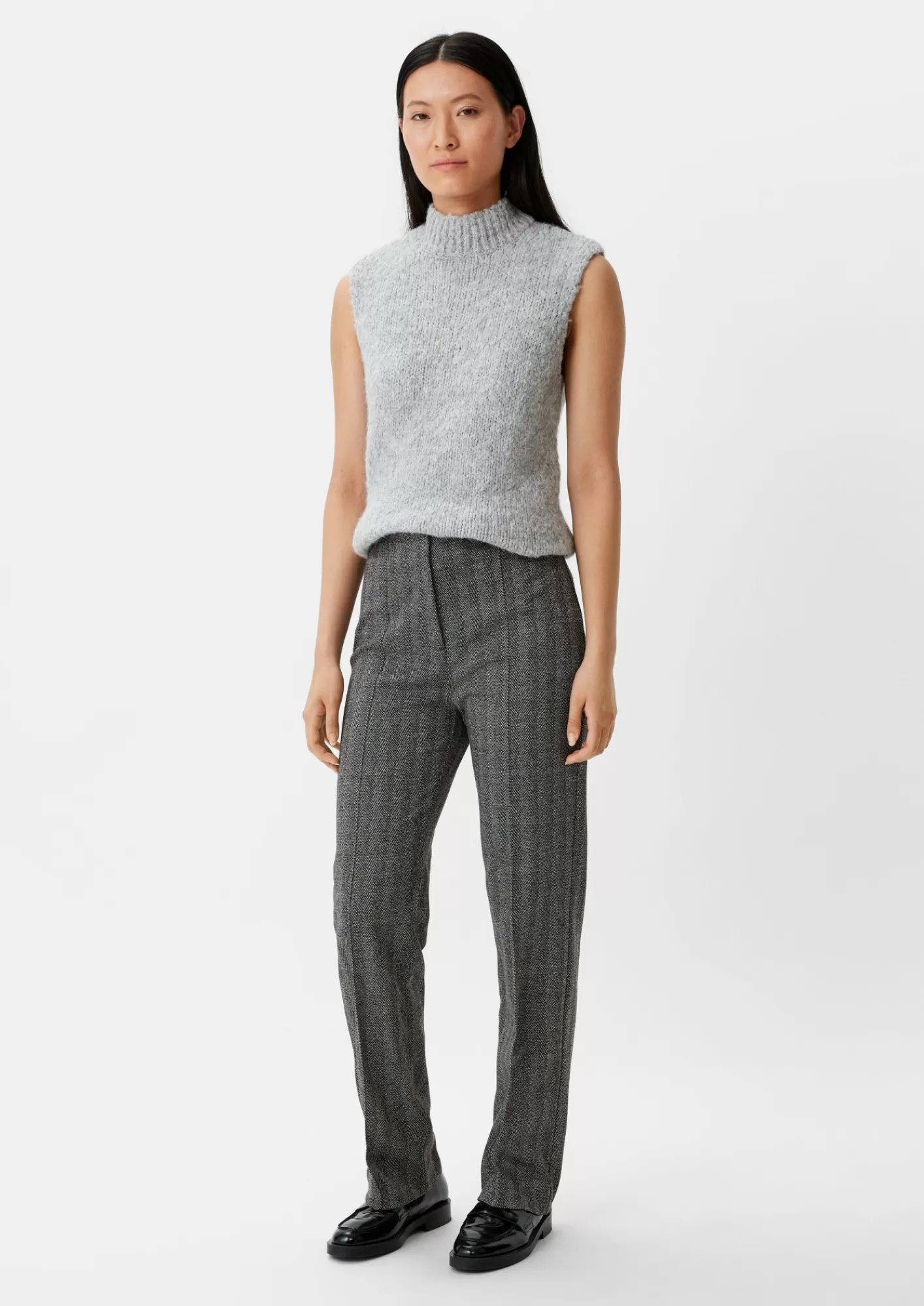 Store Comma Regular: Stoffhose Aus Viskosestretch