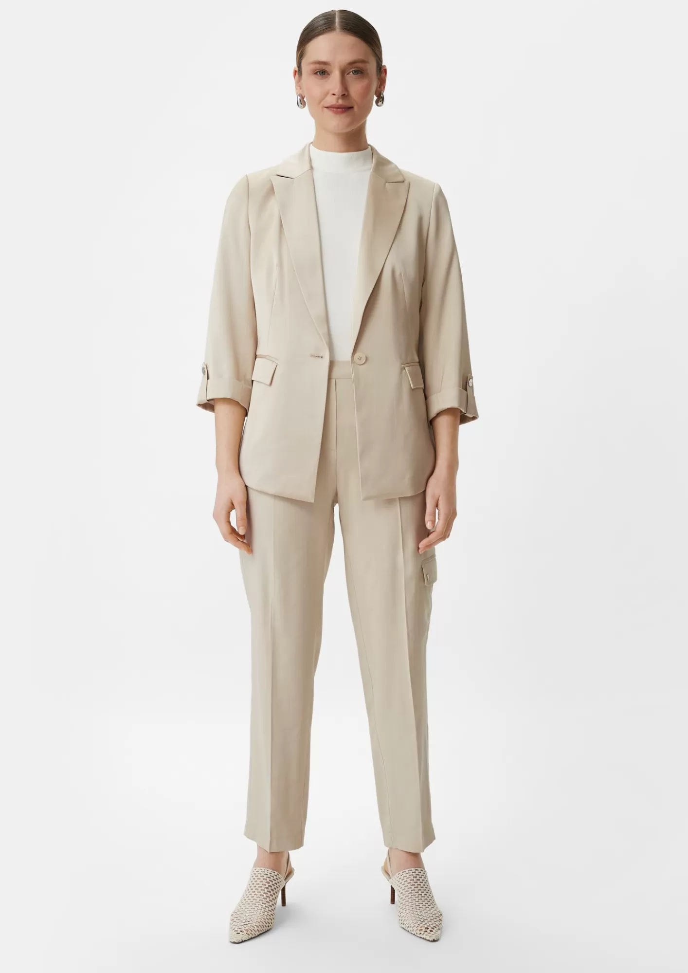 Store Comma Regular: Twillhose Im Cargo-Style