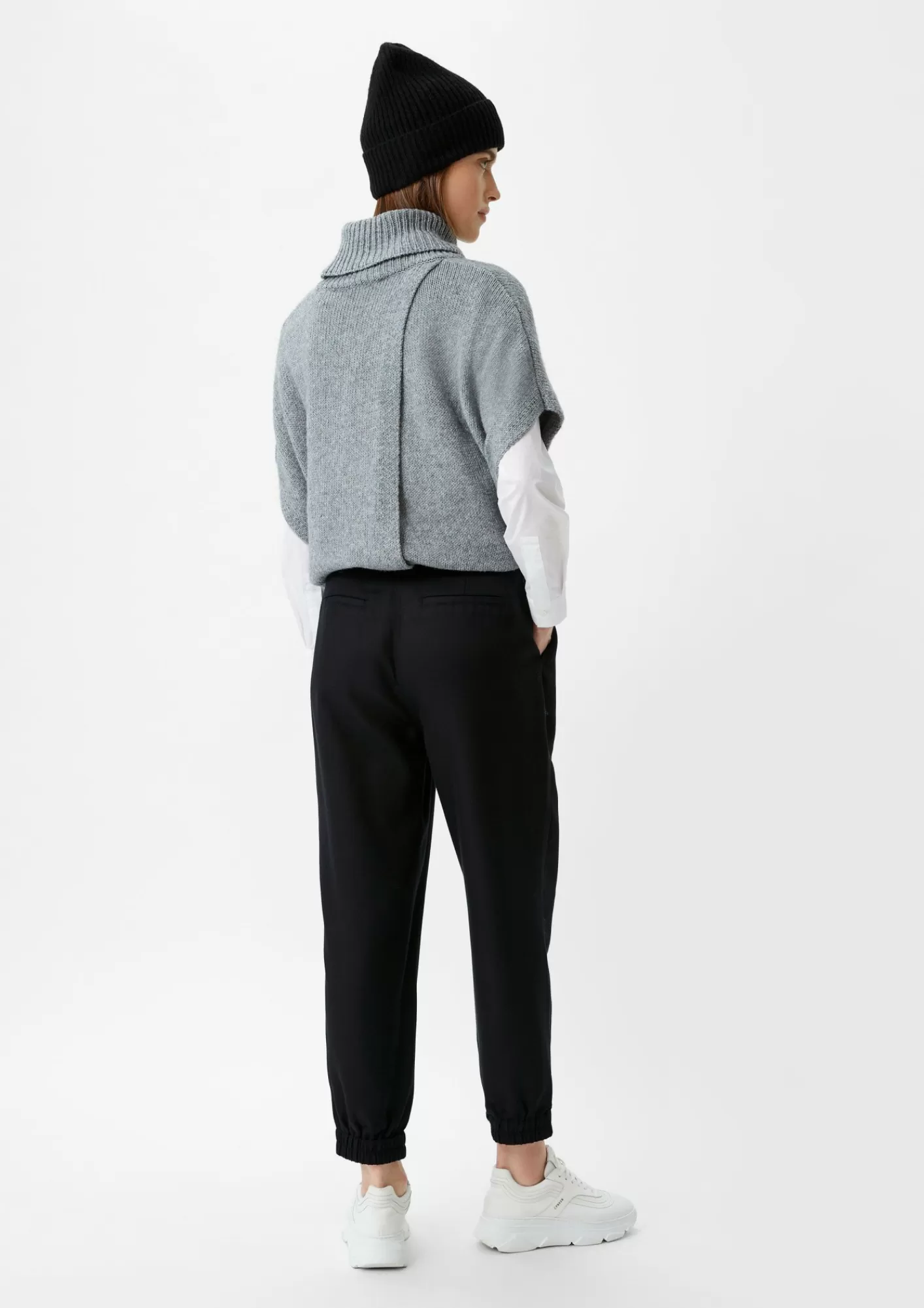 Store Comma Regular: Twillhose Mit Elastischem Saum