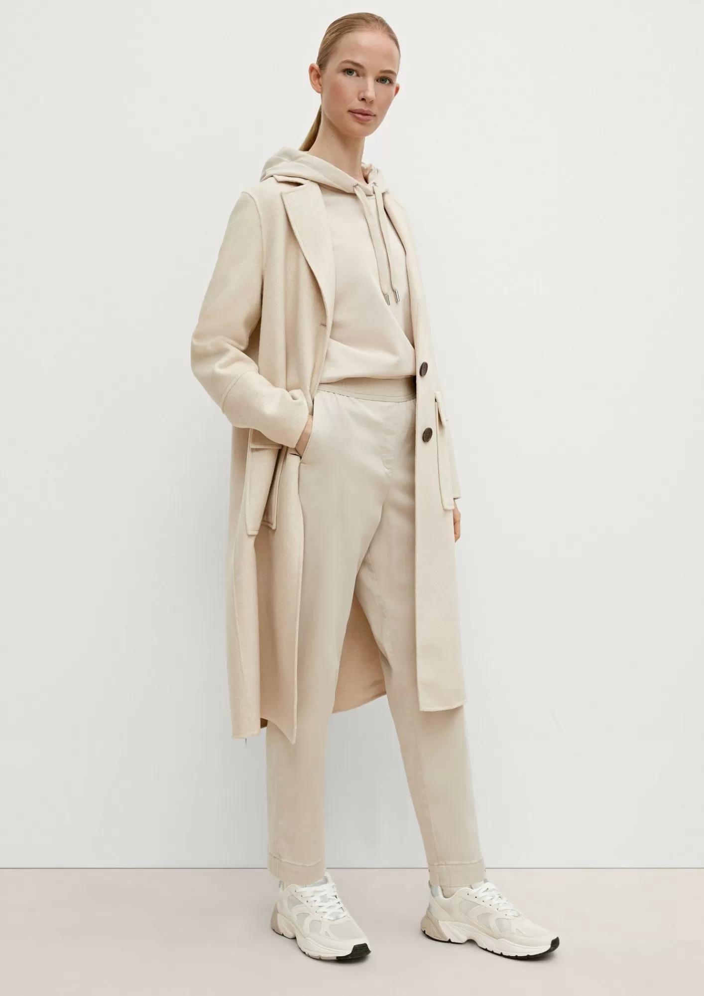 Cheap Comma Relaxed: Cargohose Mit Elastikbund