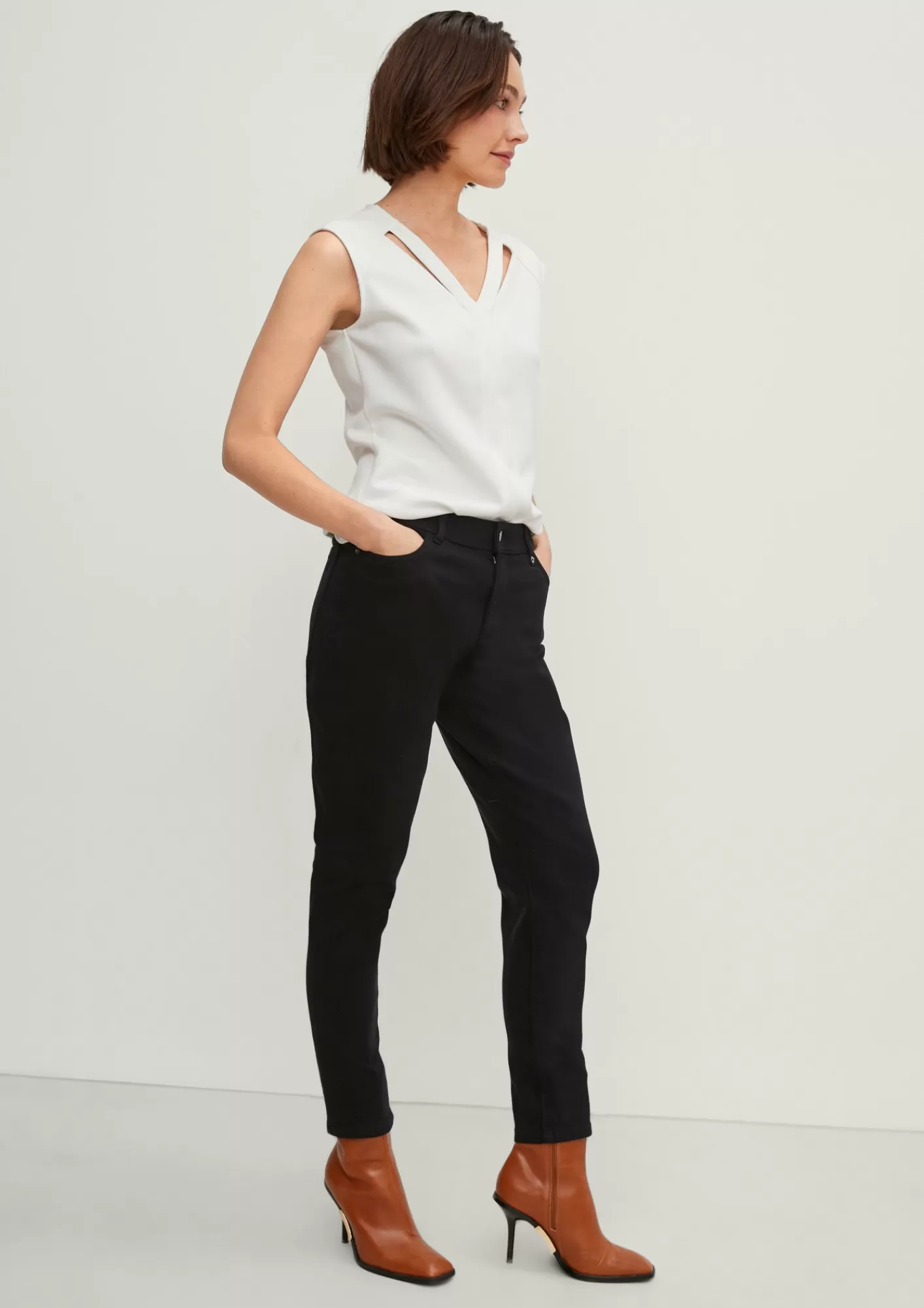 Outlet Comma Relaxed: Coloured Denim