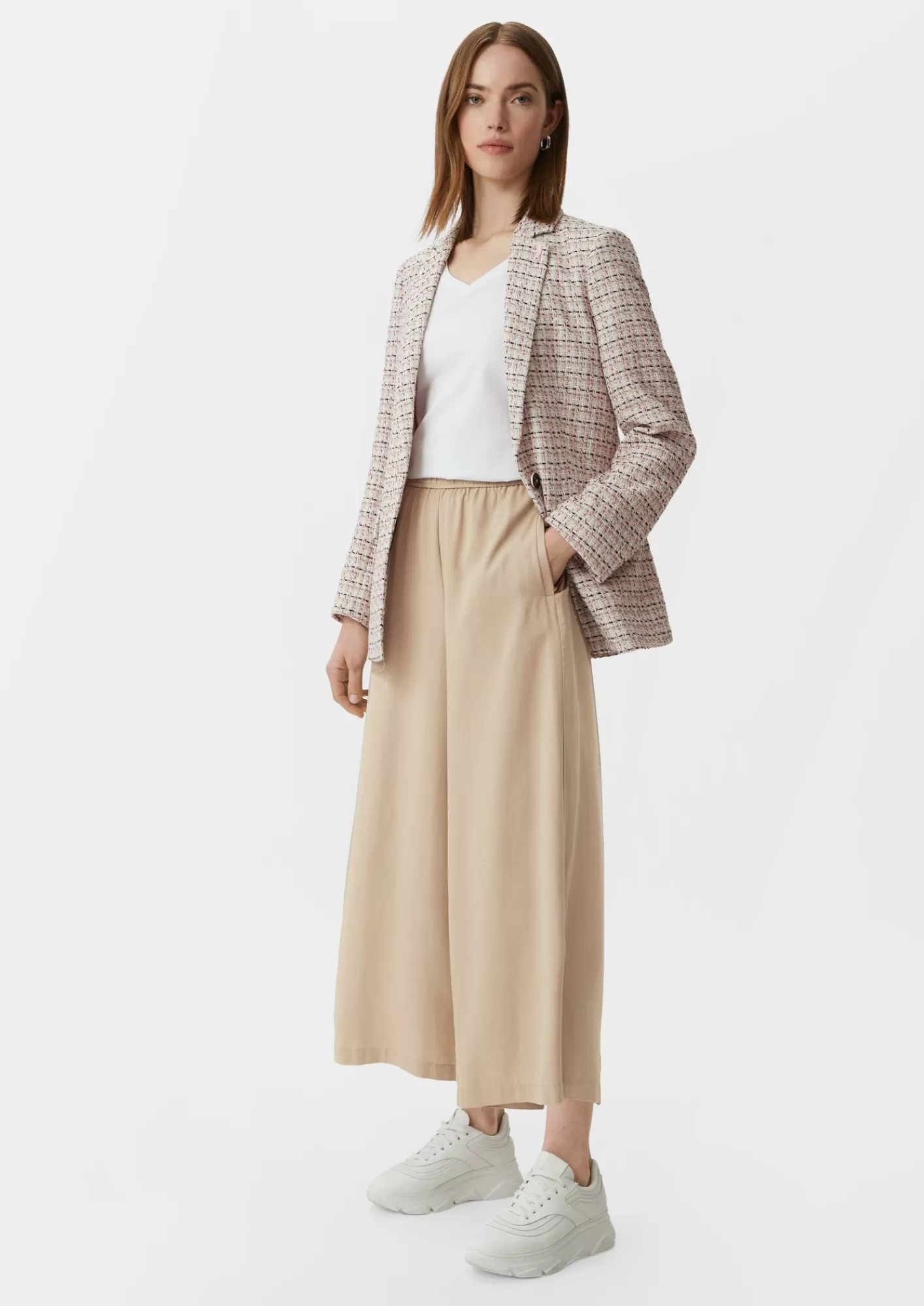Cheap Comma Relaxed: Culotte Aus Lyocell