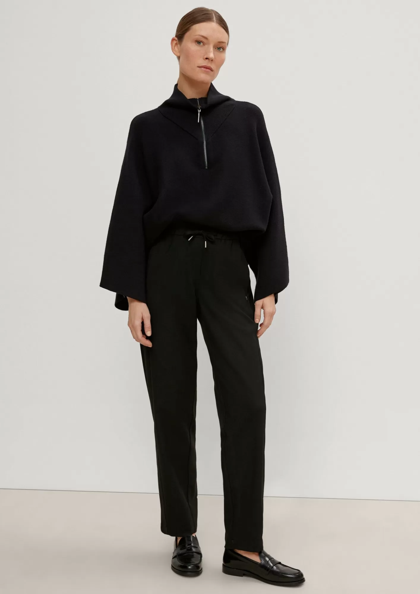 Outlet Comma Relaxed: Flanell-Joggpants