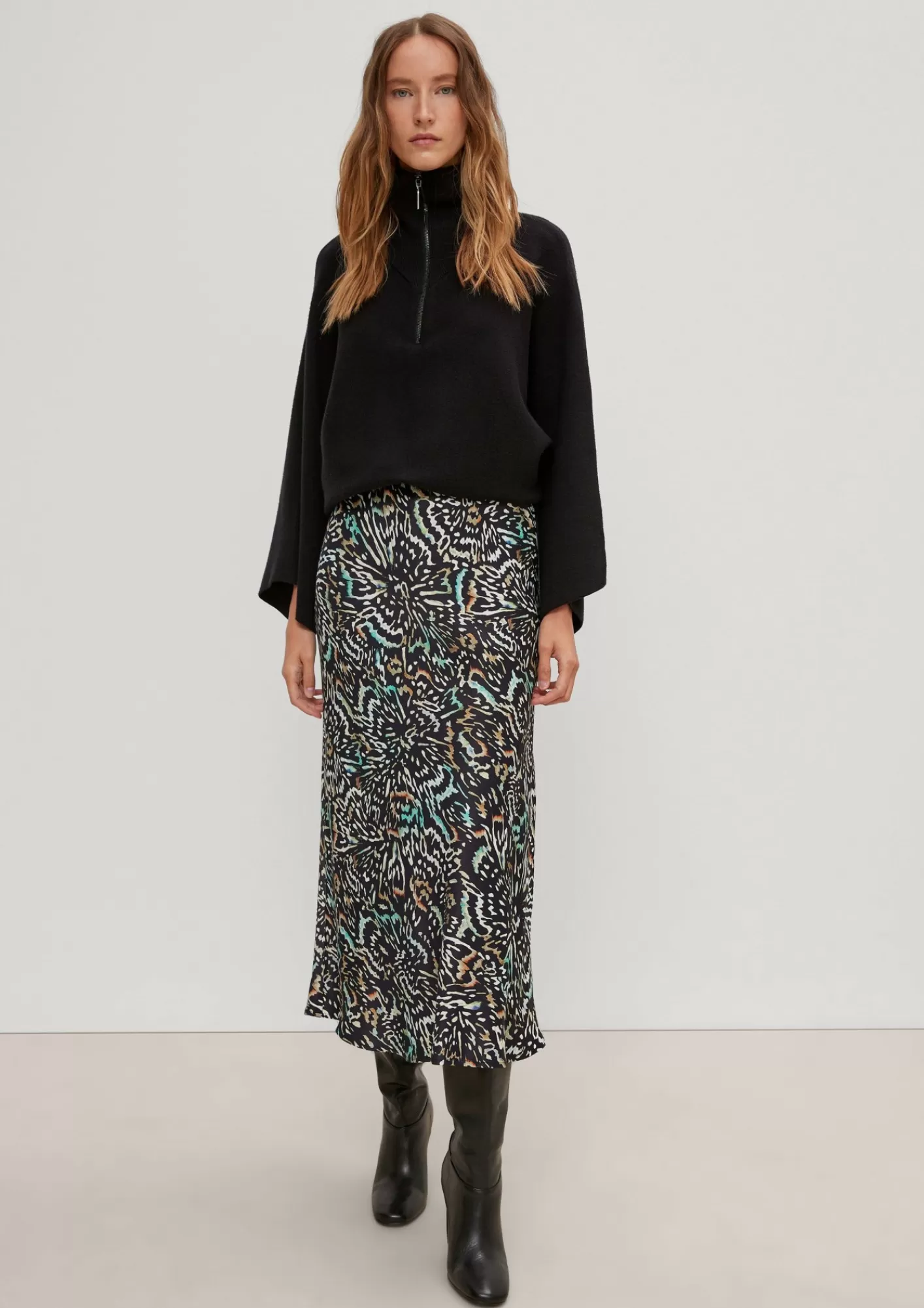 Outlet Comma Rock Mit Alloverprint