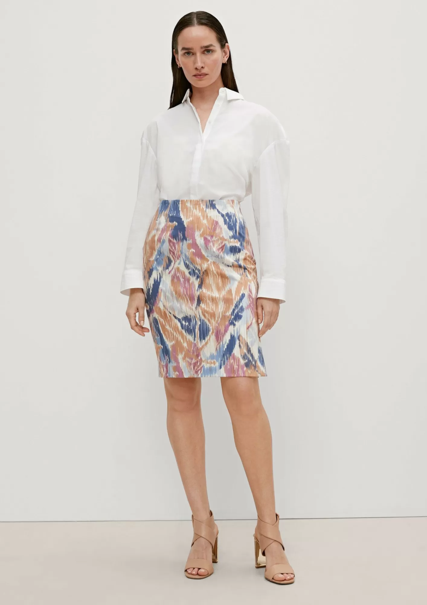 Discount Comma Rock Mit Allover-Print