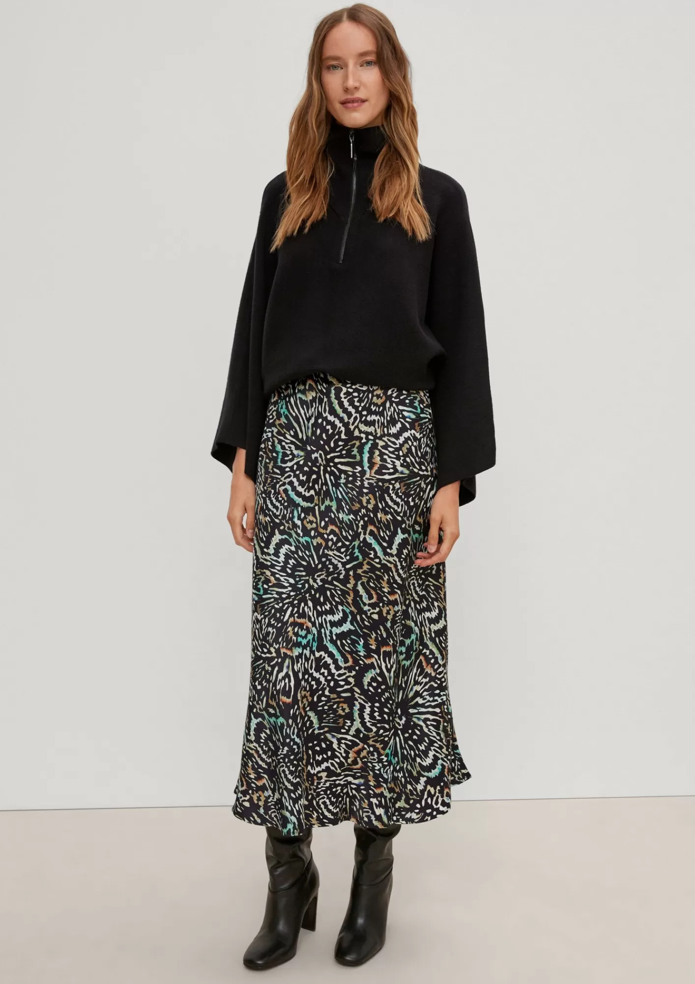 Outlet Comma Rock Mit Alloverprint