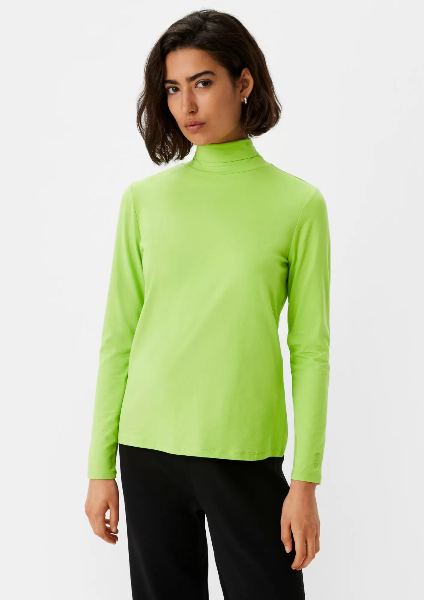 Flash Sale Comma Rollkragenpullover Aus Strickjersey