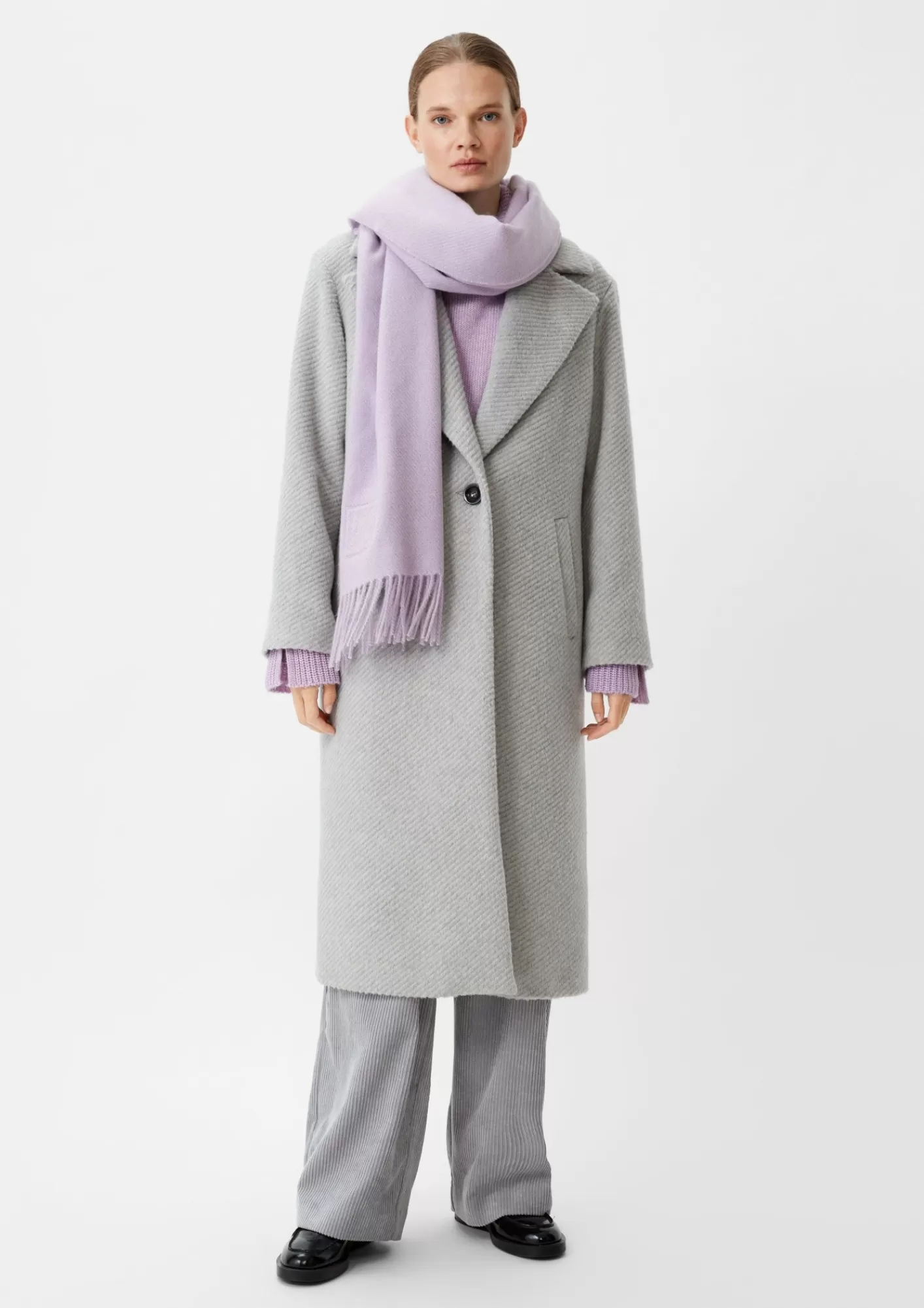 Outlet Comma Schal Aus Wollmix
