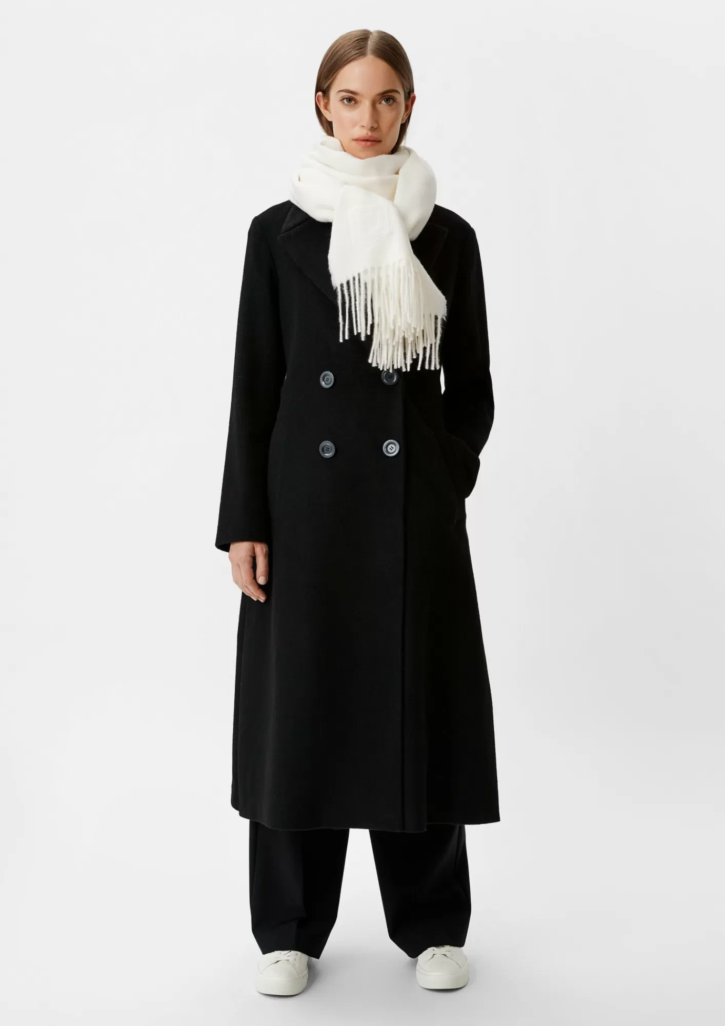 Sale Comma Schal Aus Wollmix