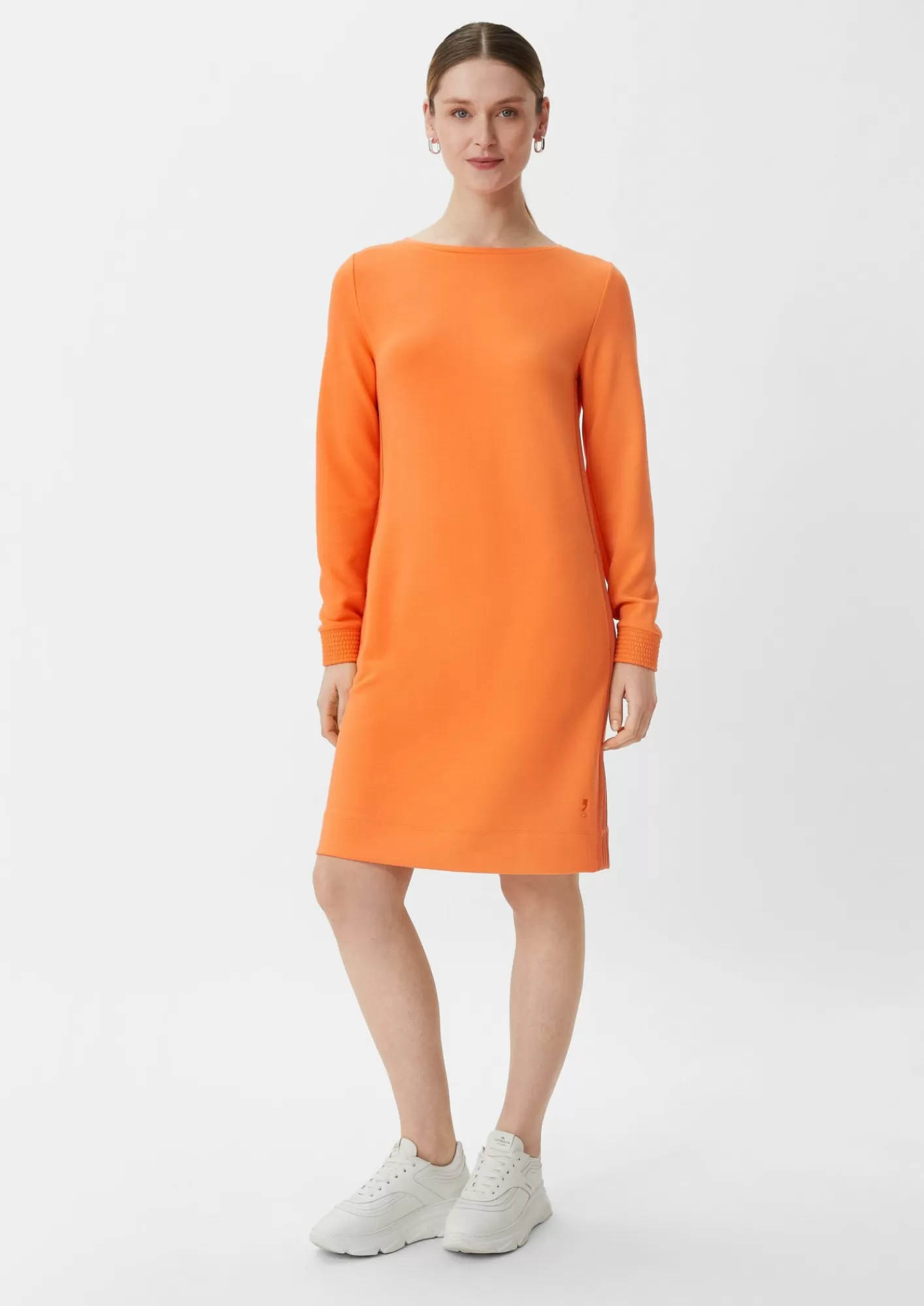 Outlet Comma Scuba-Kleid Mit Seitlichen Details