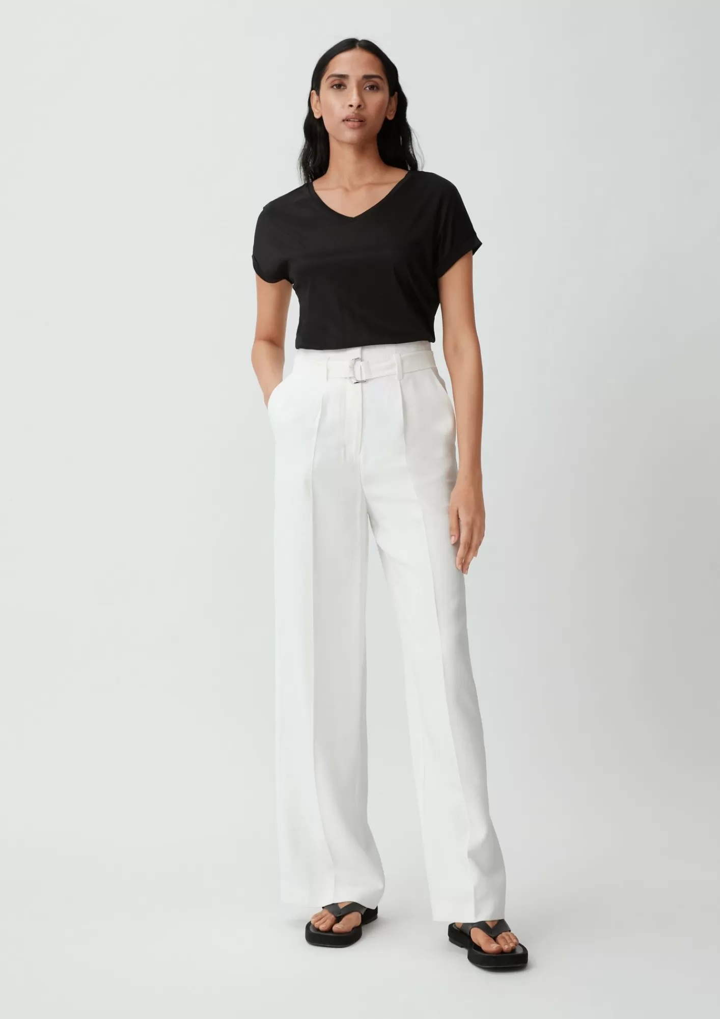 Sale Comma Shirt Aus Viskosestretch