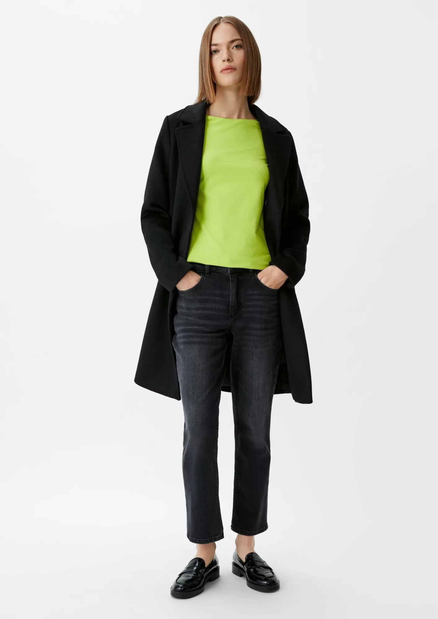 New Comma Shirt Mit 3/4-Armeln