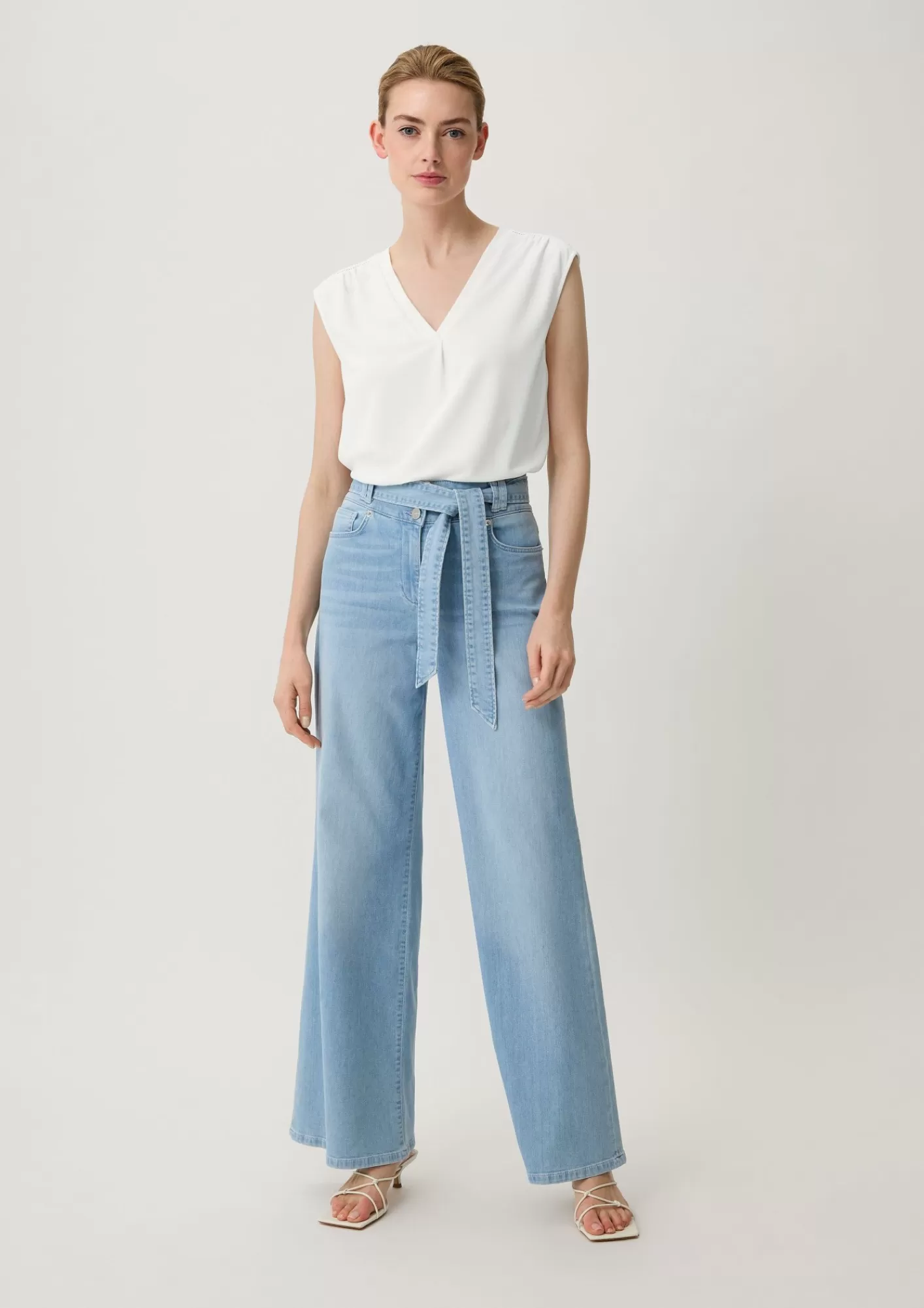 Outlet Comma Shirt Mit Schulter-Raffung