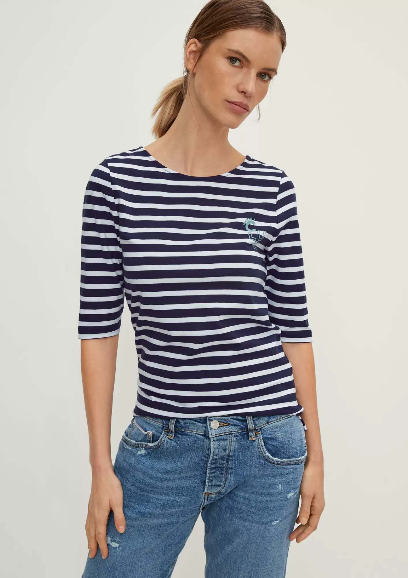 Best Comma Shirt Mit Streifenmuster