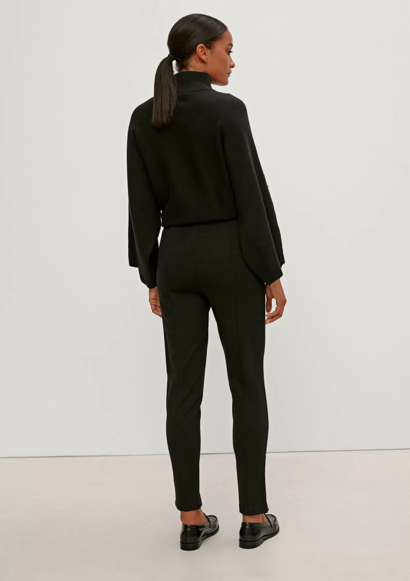 Fashion Comma Skinny: 7/8-Leggings Mit Zipdetails