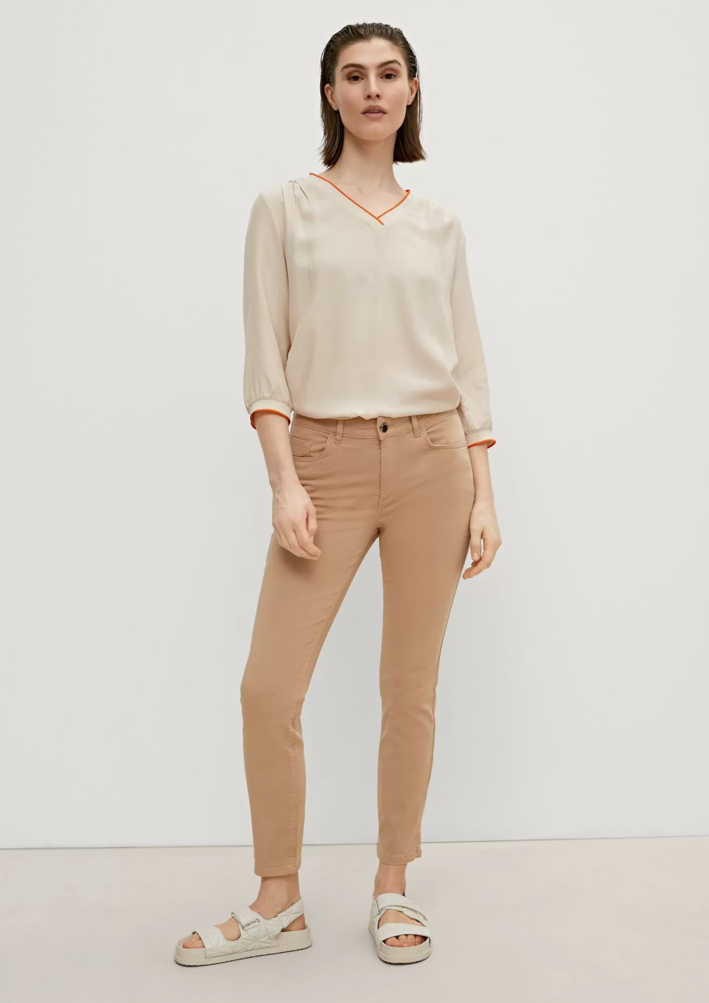 Shop Comma Skinny: Hose Aus Lyocellmix
