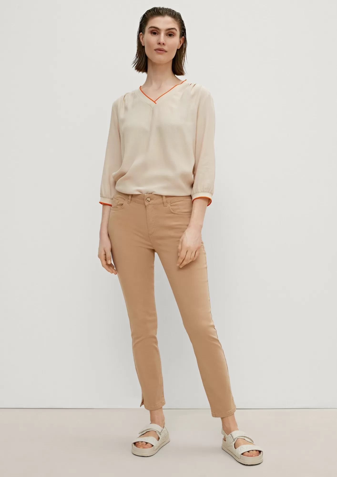 Shop Comma Skinny: Hose Aus Lyocellmix