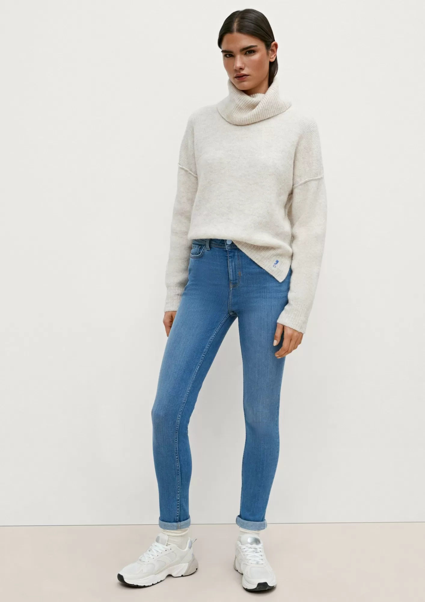 Hot Comma Skinny: Jeans In Klassischem Look