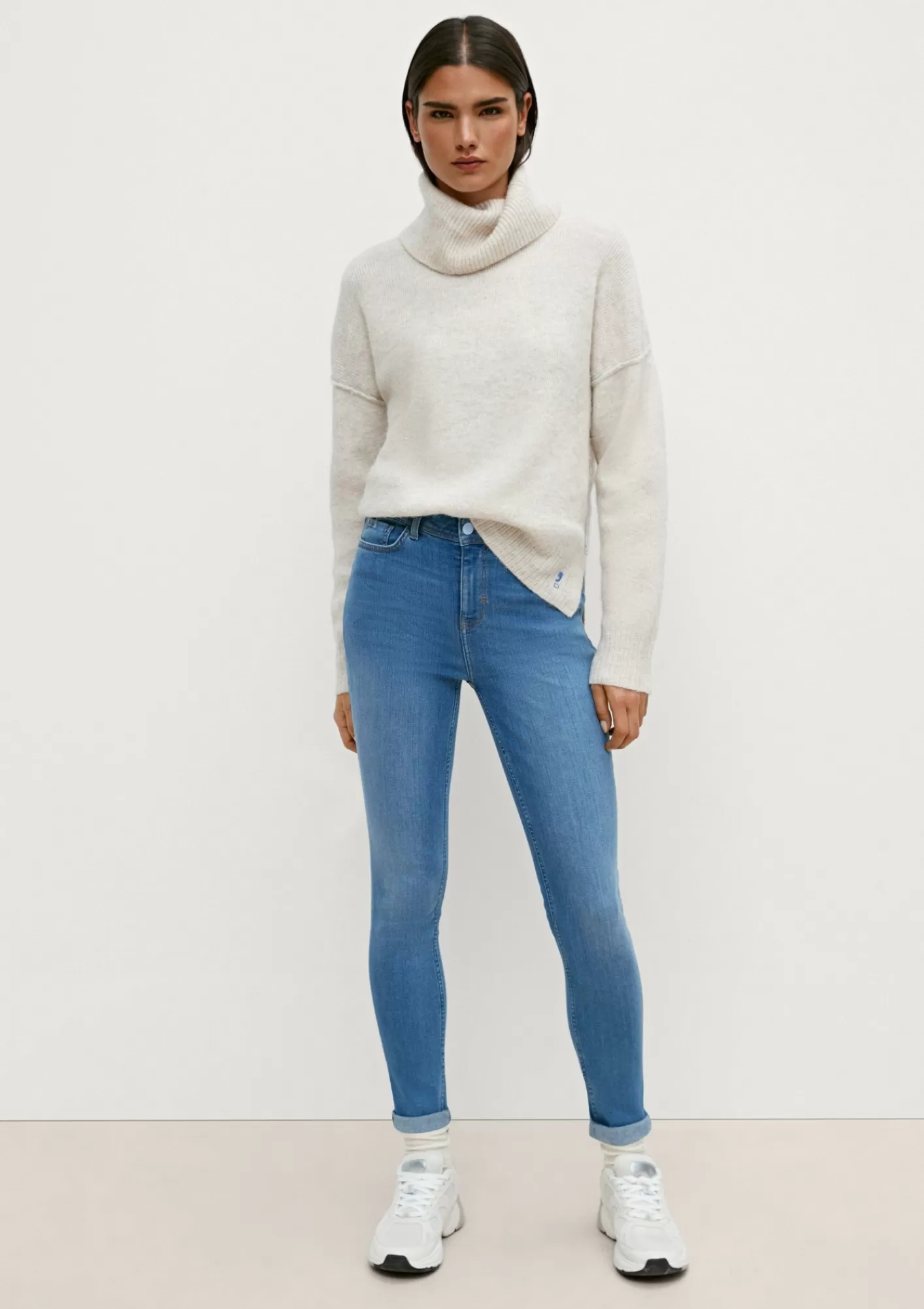 Hot Comma Skinny: Jeans In Klassischem Look
