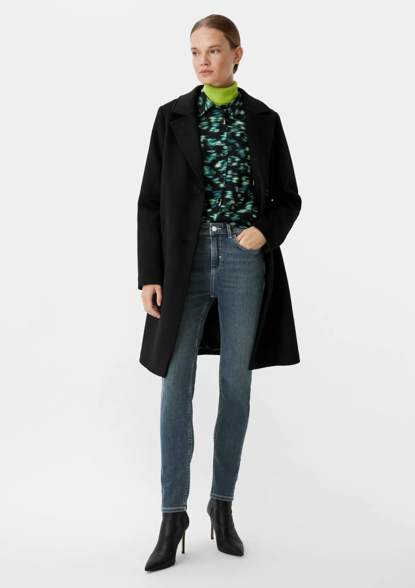 Online Comma Skinny: Jeans Mit Waschung