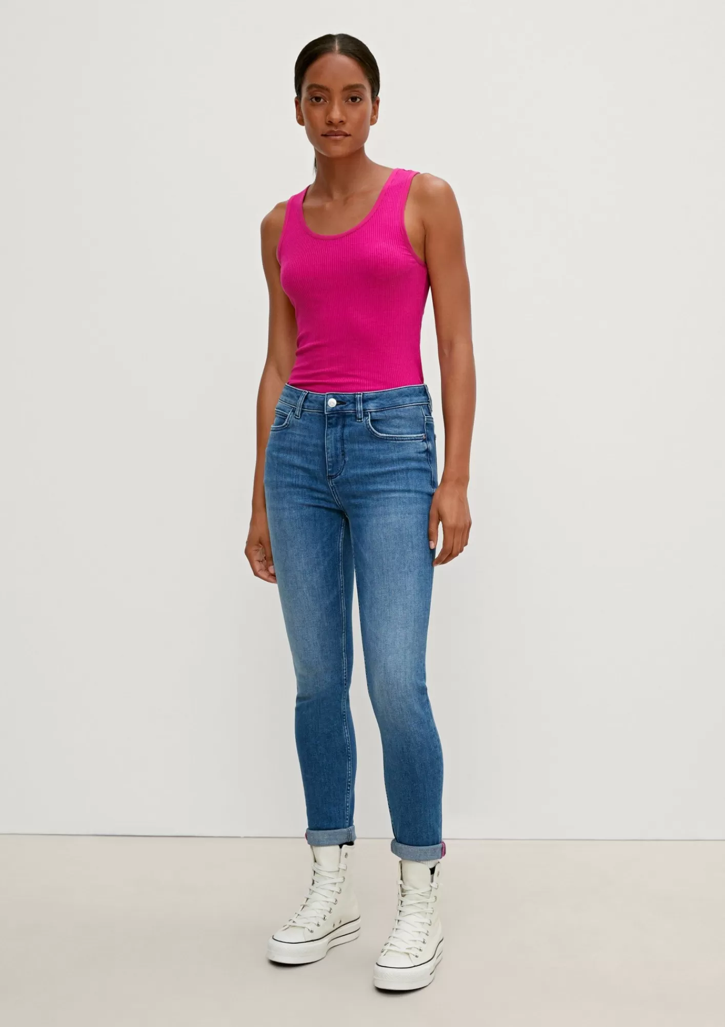 Cheap Comma Skinny: Schmale Stretchjeans
