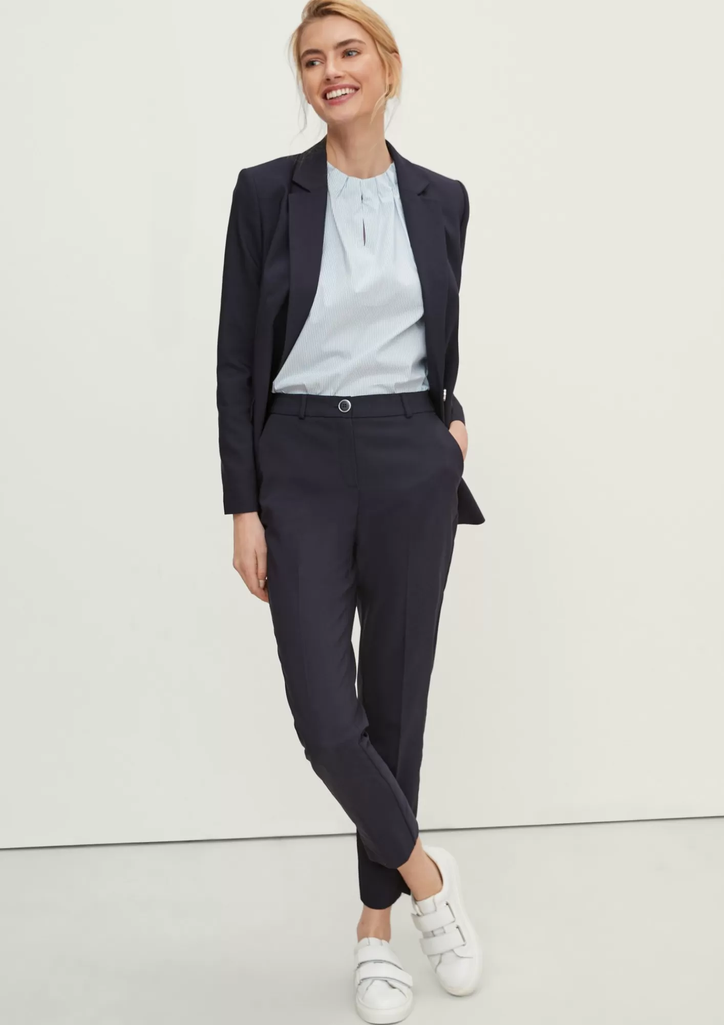 New Comma Slim: 7/8-Hose Mit Tapered Leg