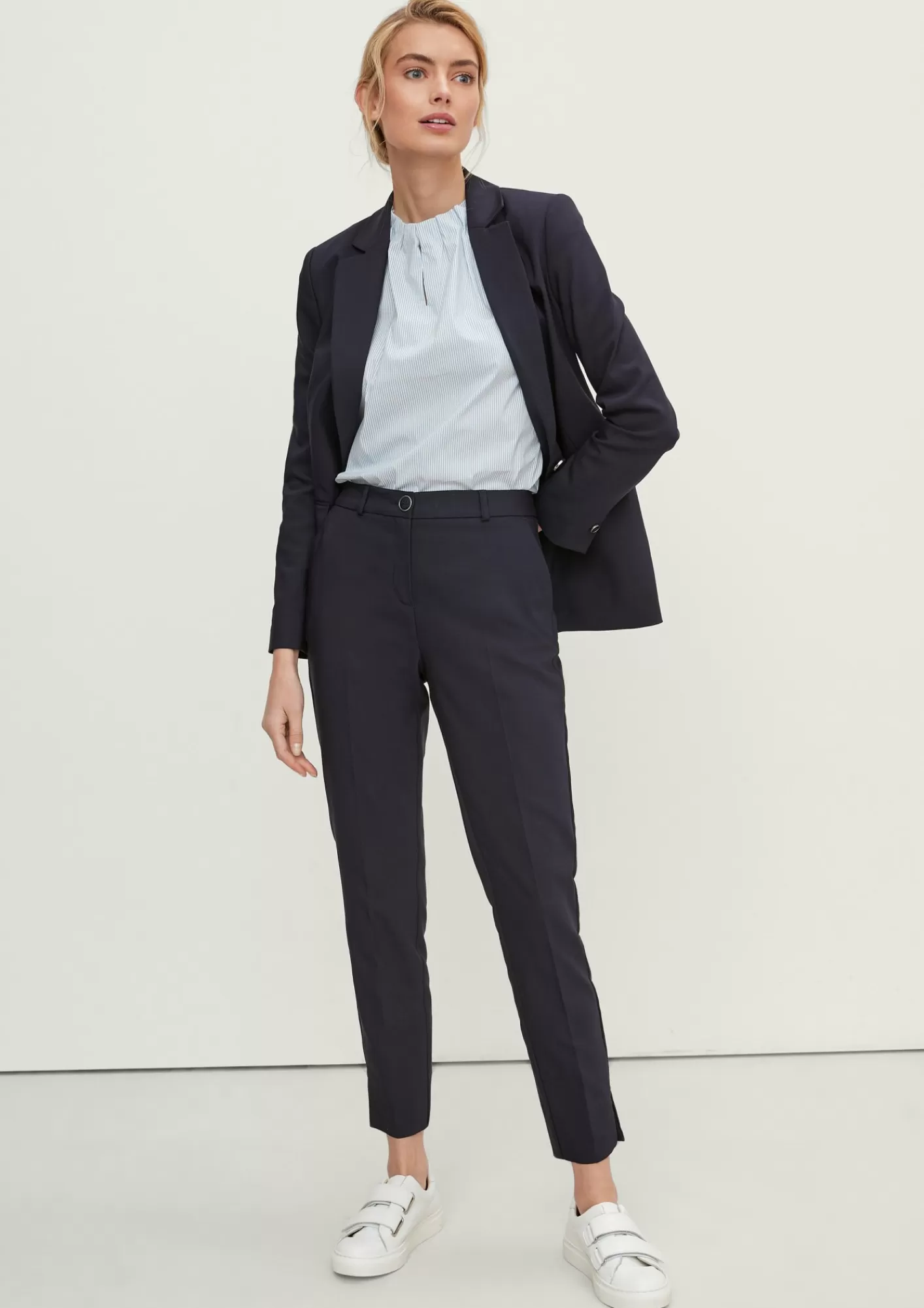 New Comma Slim: 7/8-Hose Mit Tapered Leg
