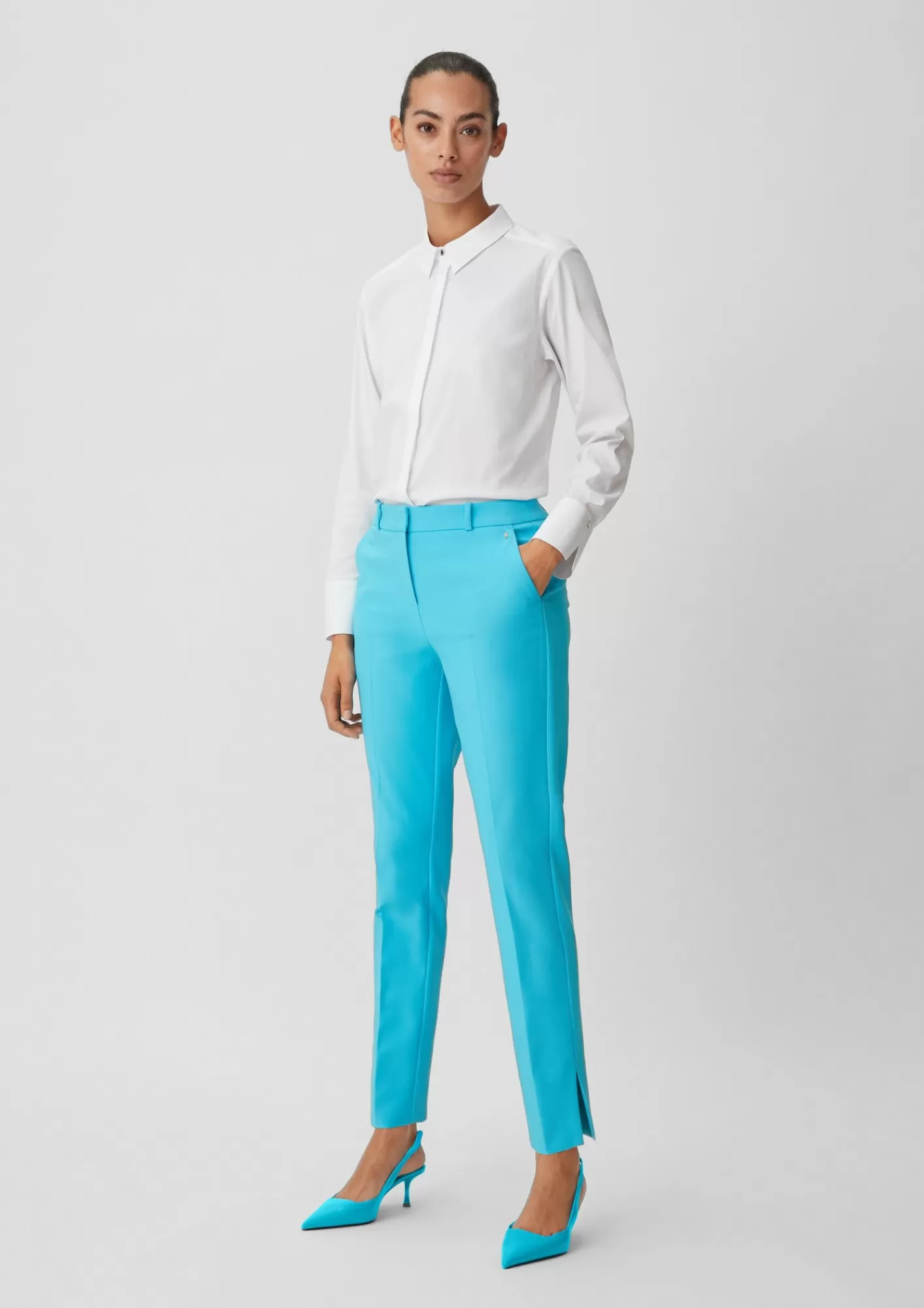 Clearance Comma Slim: Hose Aus Twill