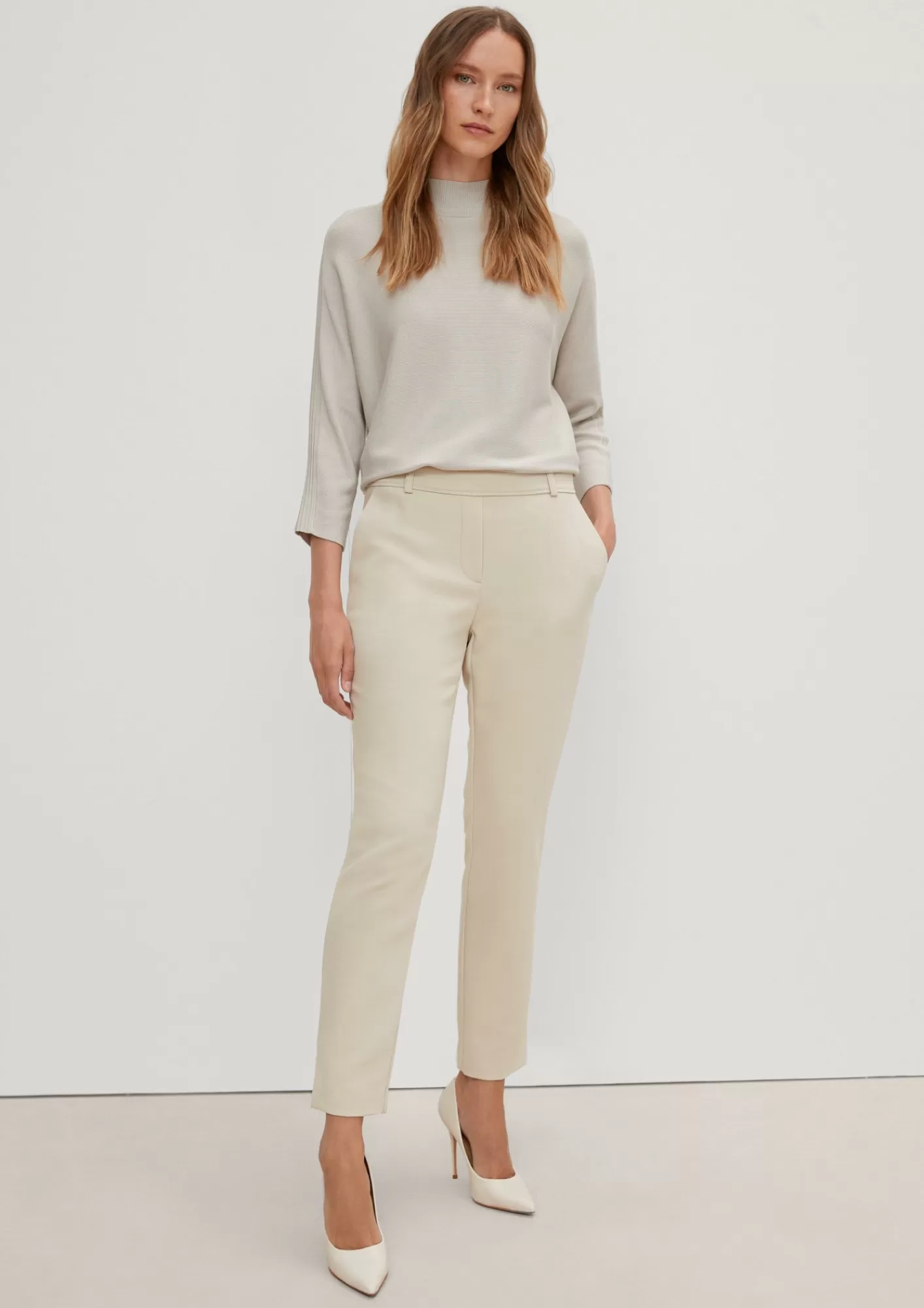 New Comma Slim: Hose Aus Viskosemix