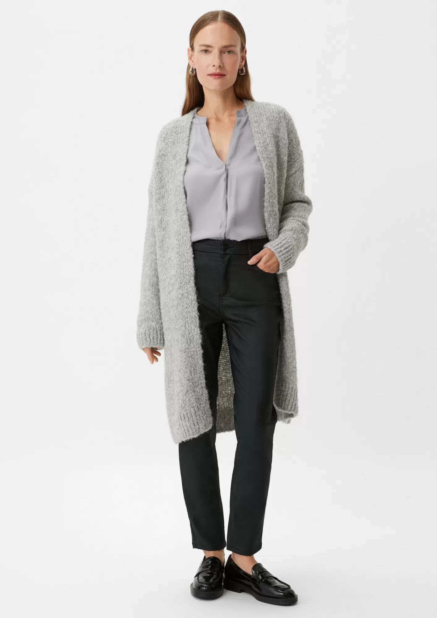Sale Comma Slim: Hose In Schimmernder Optik