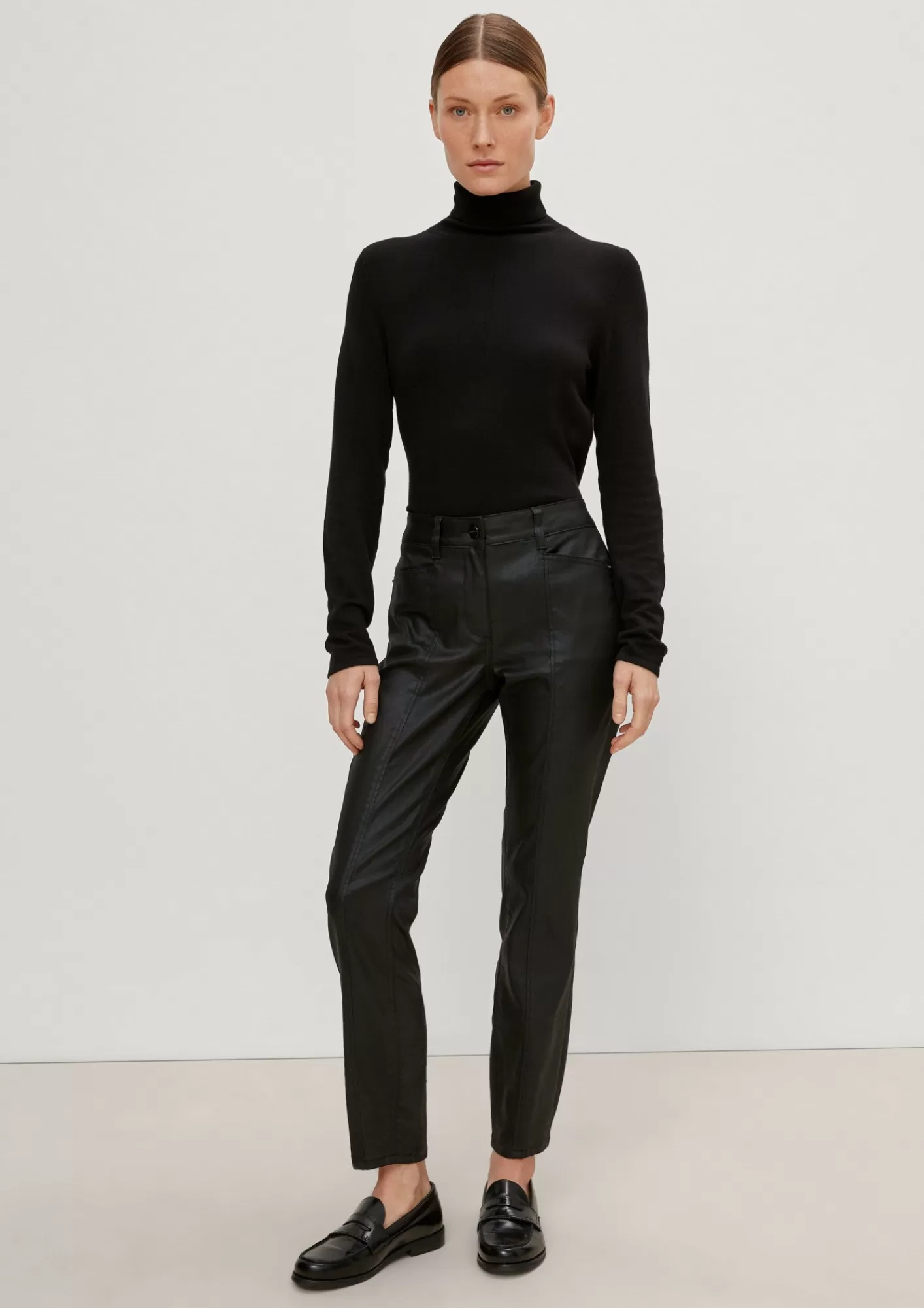 Outlet Comma Slim: Hose Mit Beschichtung