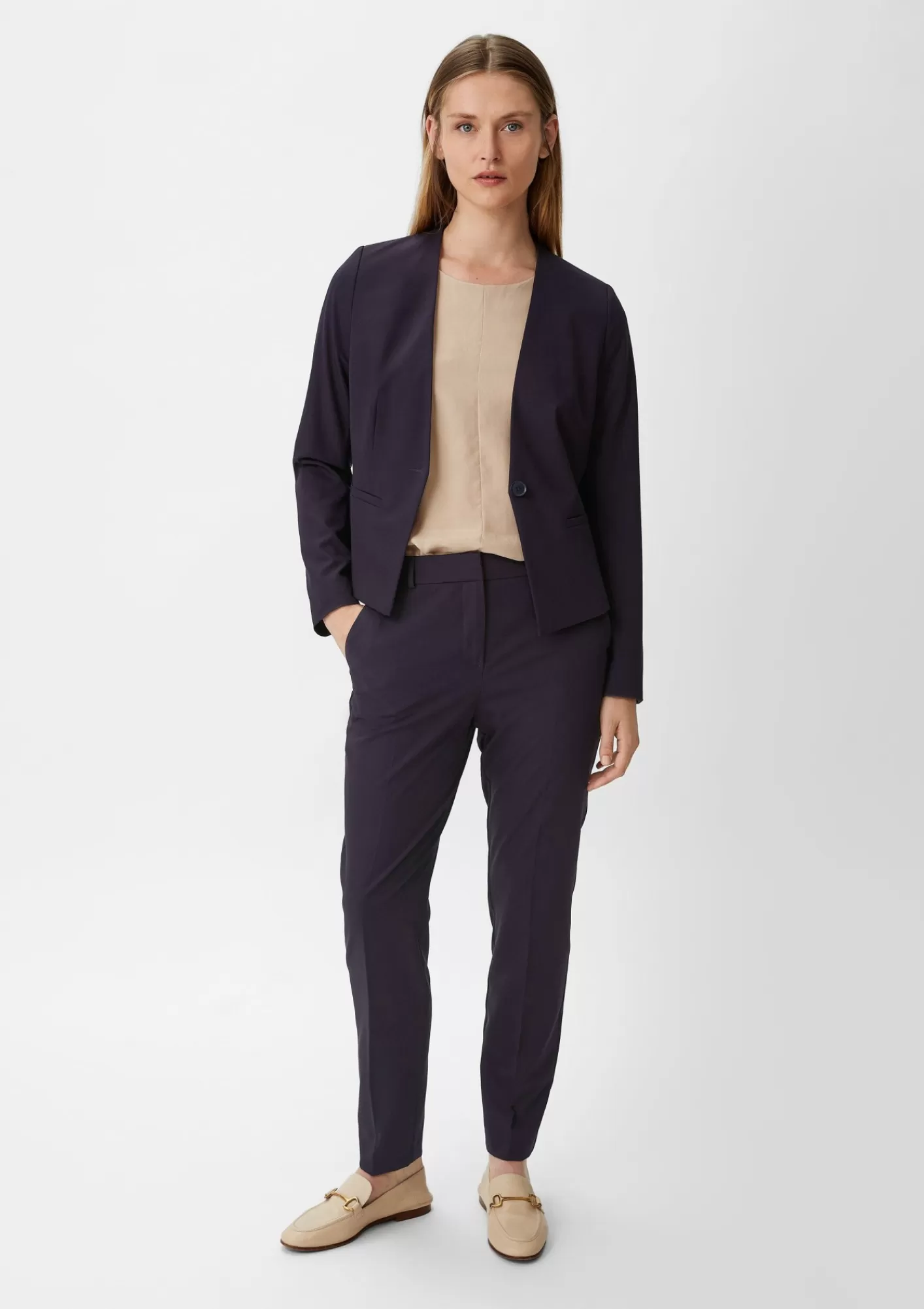 Outlet Comma Slim: Hose Mit Bugelfalten