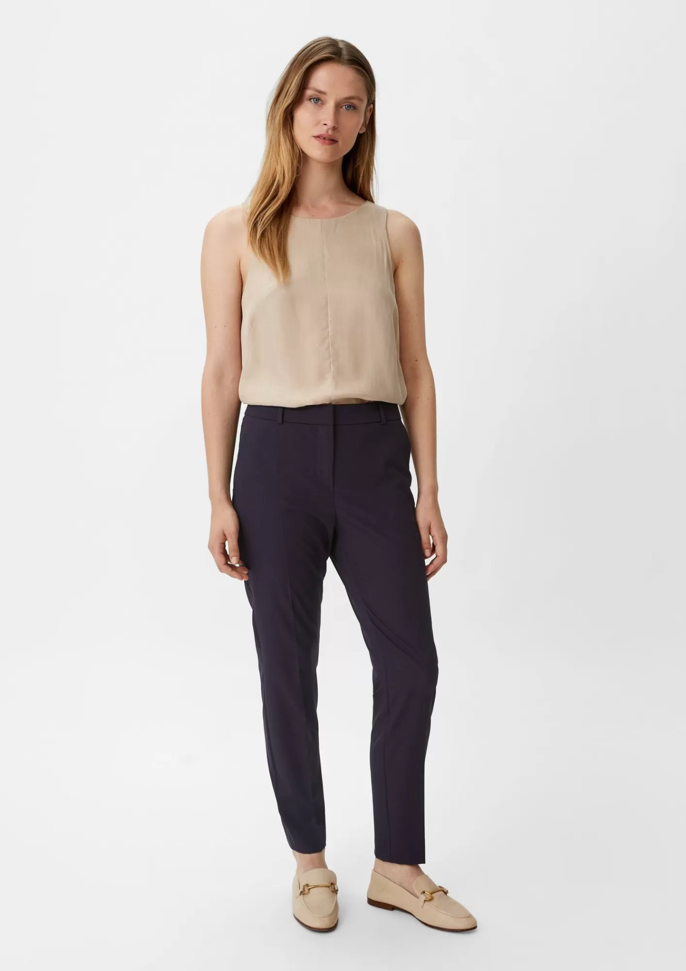 Outlet Comma Slim: Hose Mit Bugelfalten