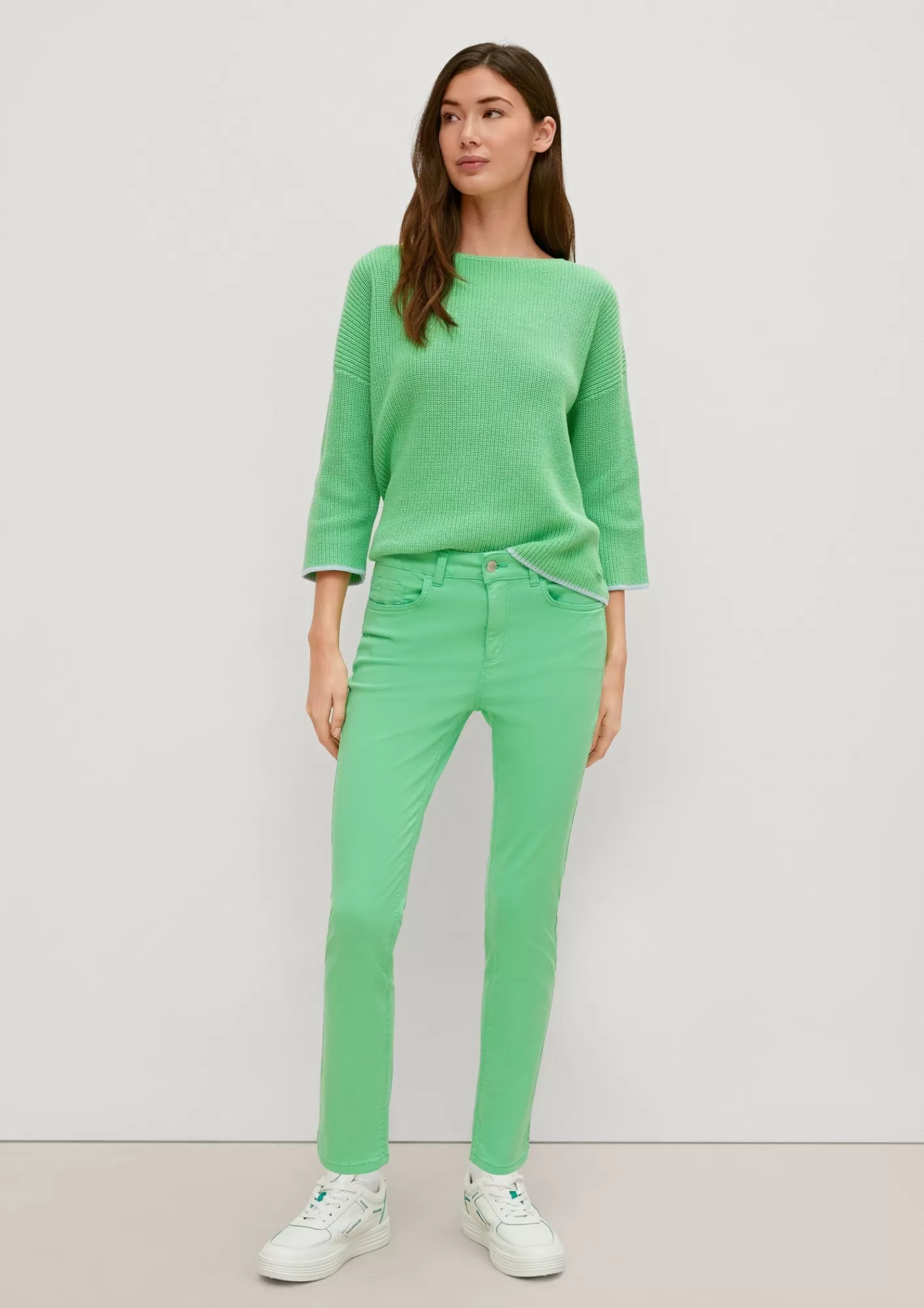 Cheap Comma Slim: Hose Mit Garment Dye