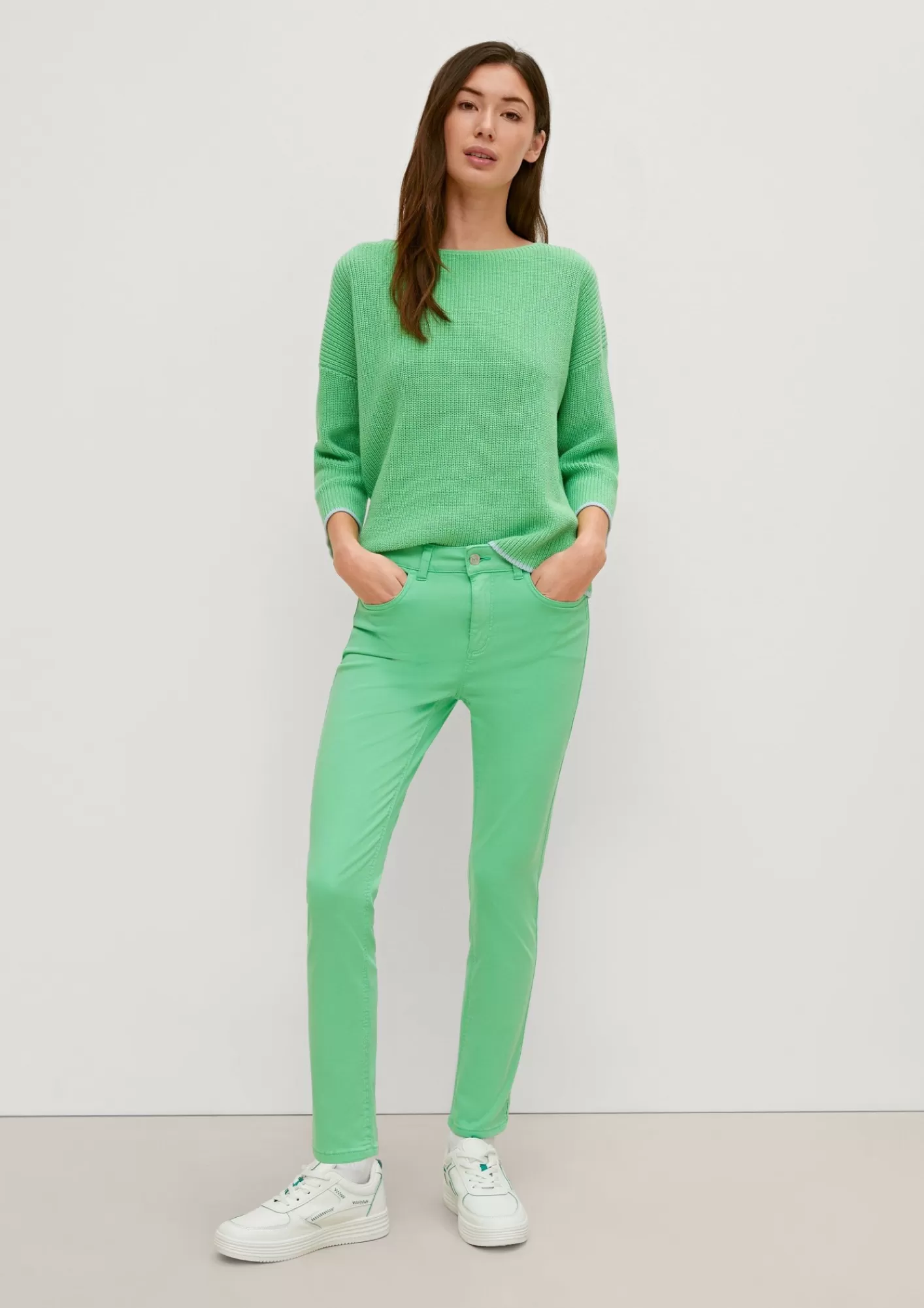 Cheap Comma Slim: Hose Mit Garment Dye