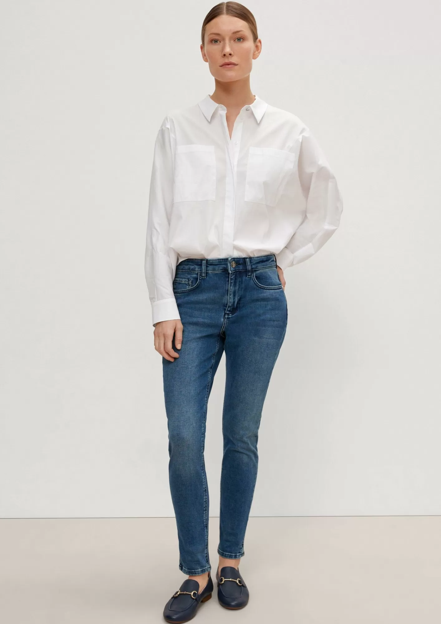 Fashion Comma Slim: Jeans Aus Baumwollstretch