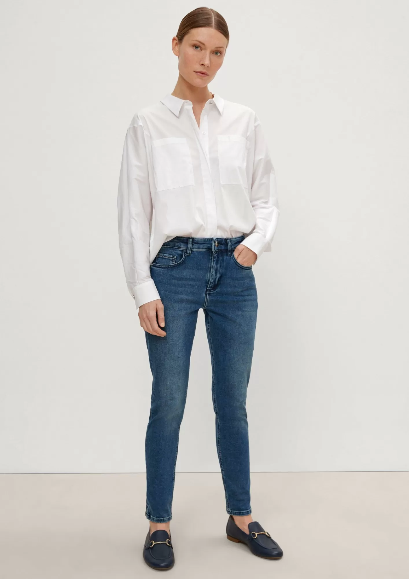 Fashion Comma Slim: Jeans Aus Baumwollstretch