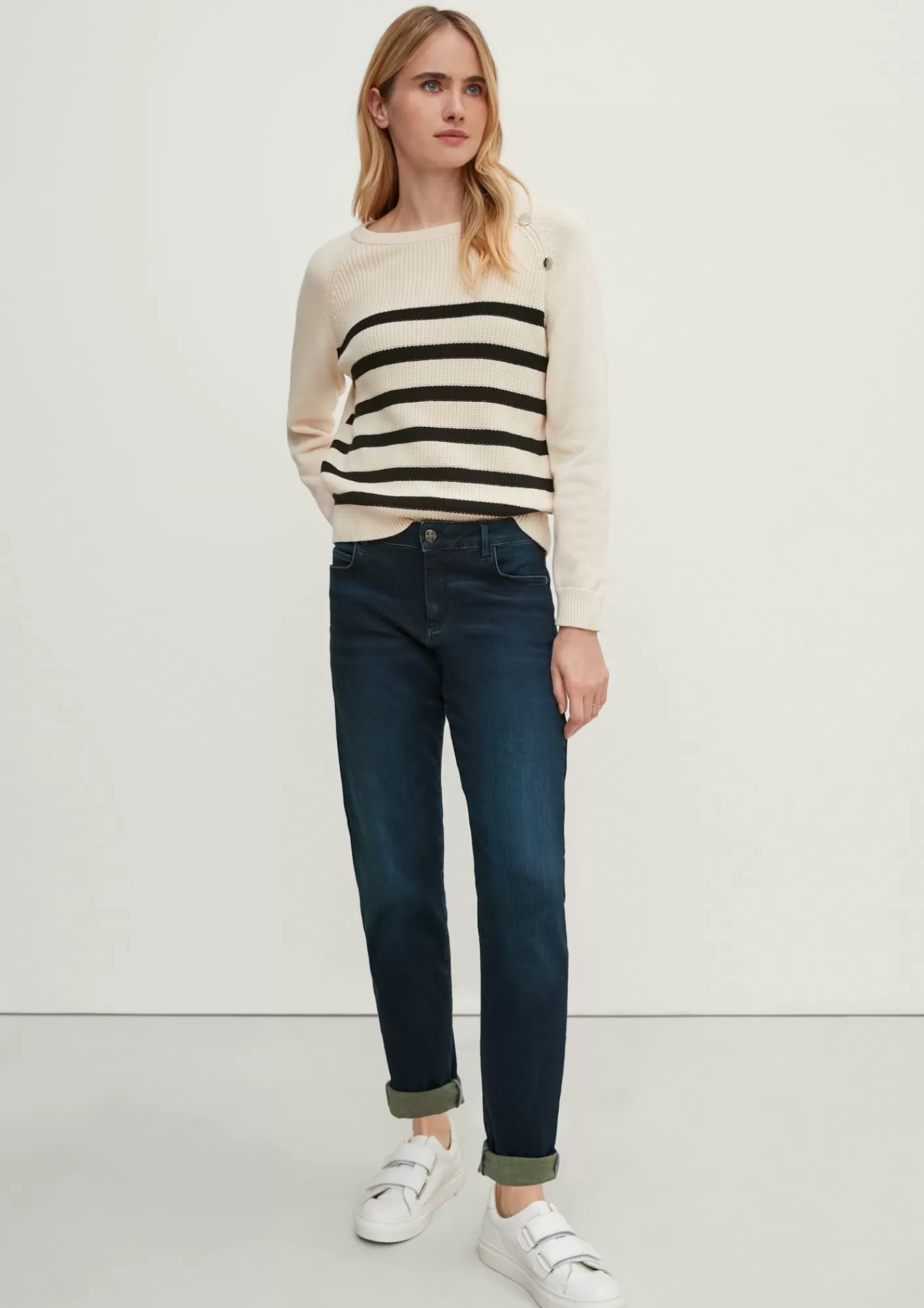 Shop Comma Slim: Straight Ankle Leg-Jeans