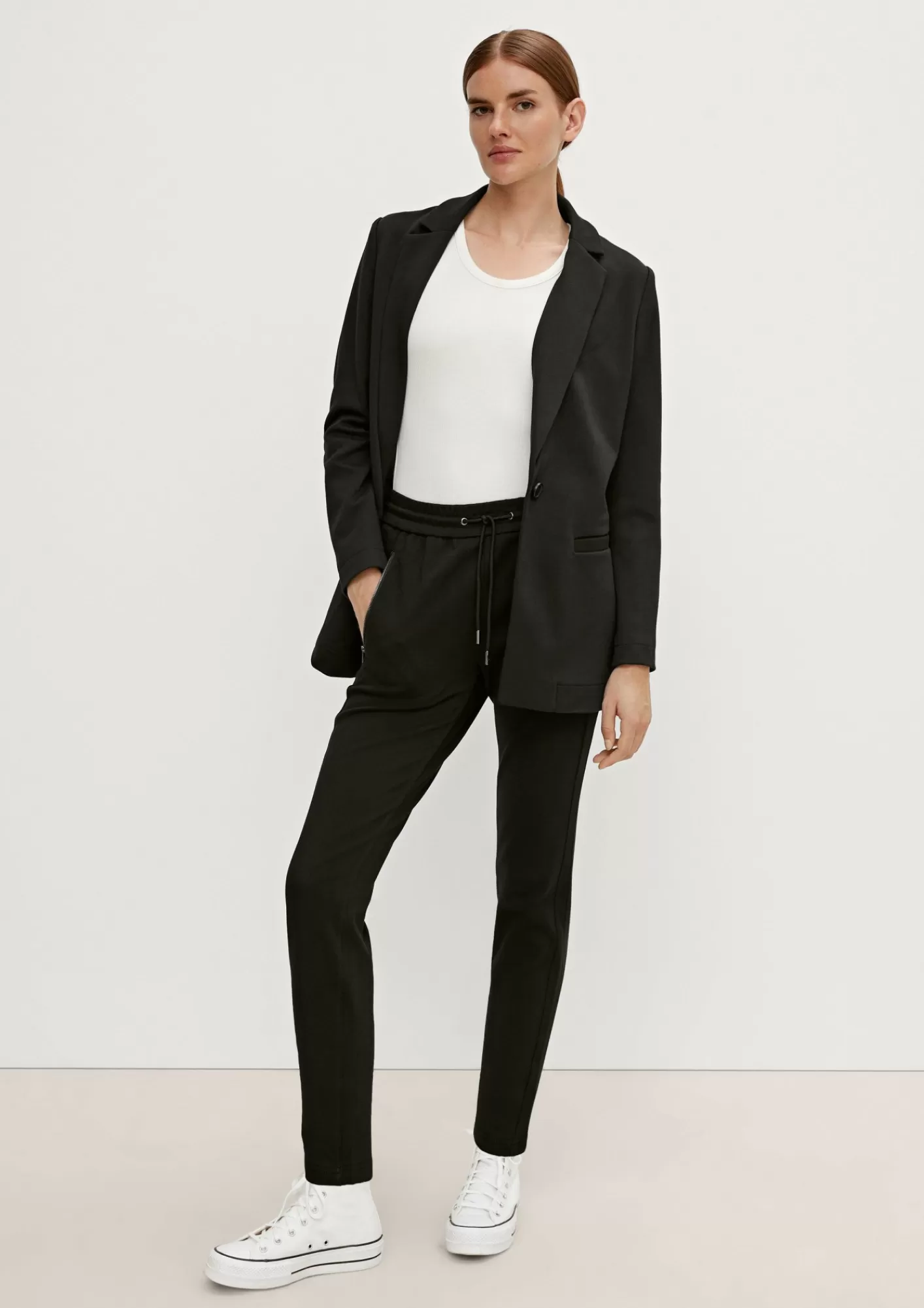 Best Sale Comma Slim: Twillhose Mit Elastikbund